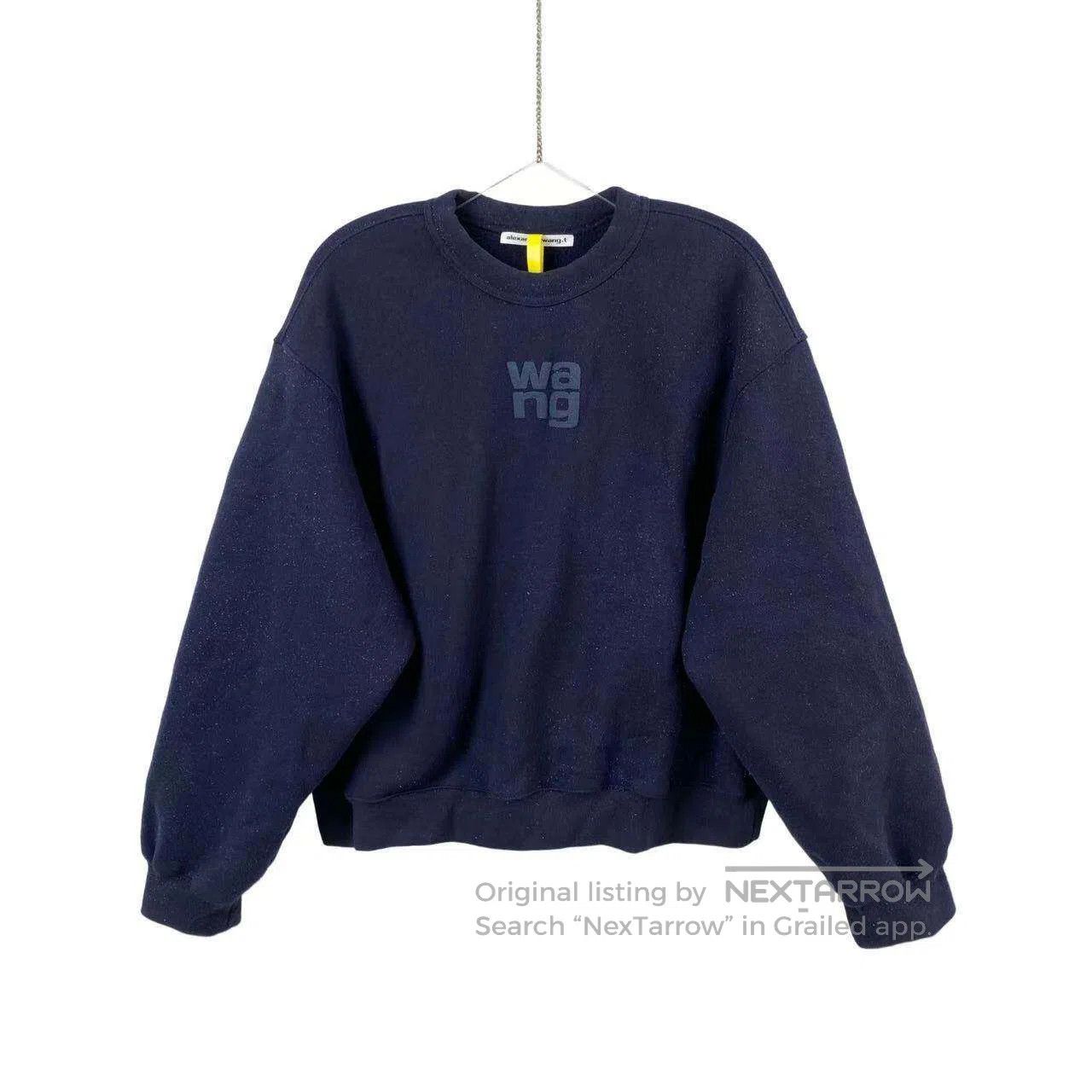 Alexander Wang Alexander Wang Letter logo crew neck sweatshirt| Size L / US 10 / IT 46 - 1 Thumbnail