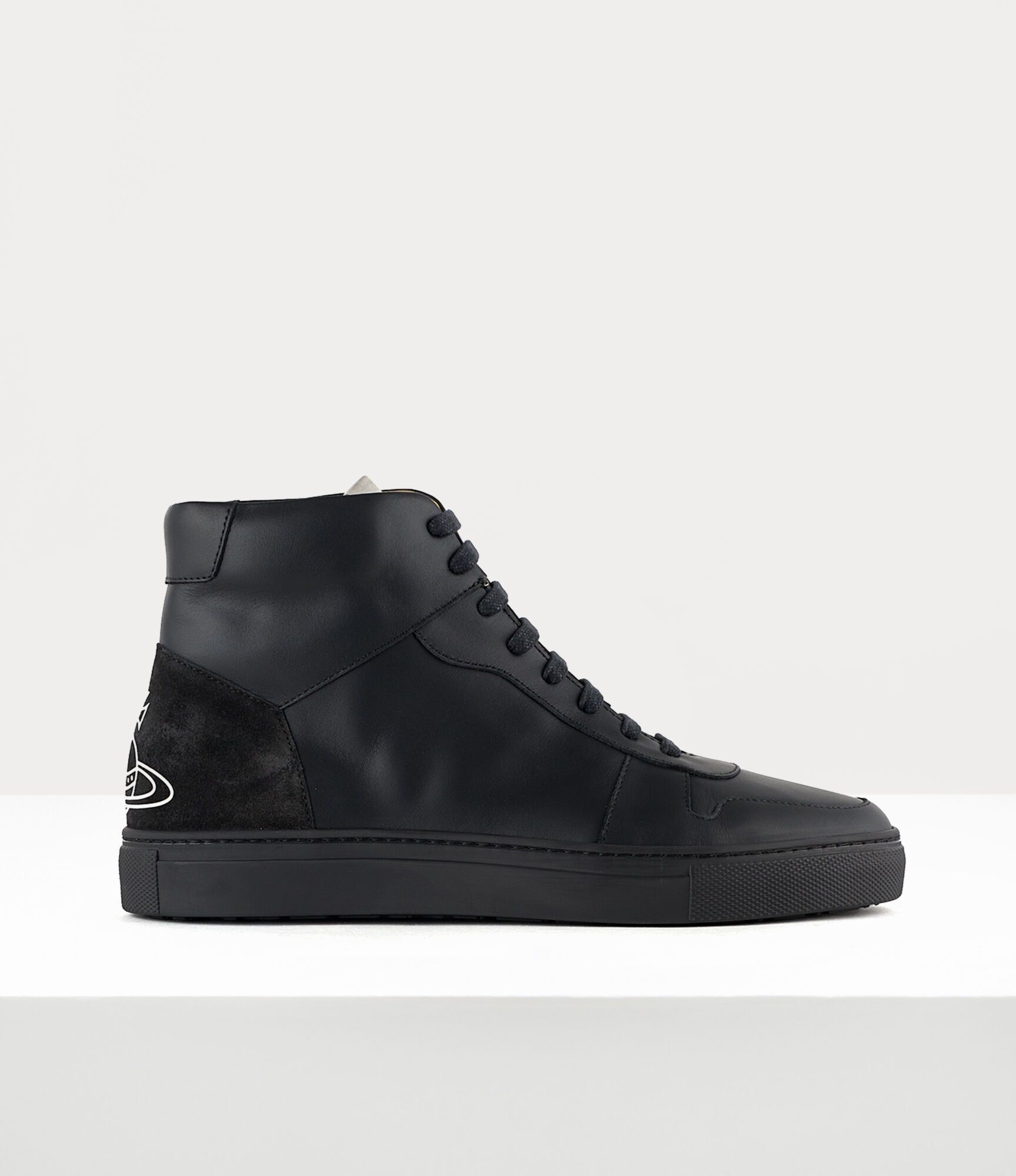 Vivienne Westwood o1y0525 Hi-Top Sneakers in Black Size US 8 / EU 41 - 1 Thumbnail