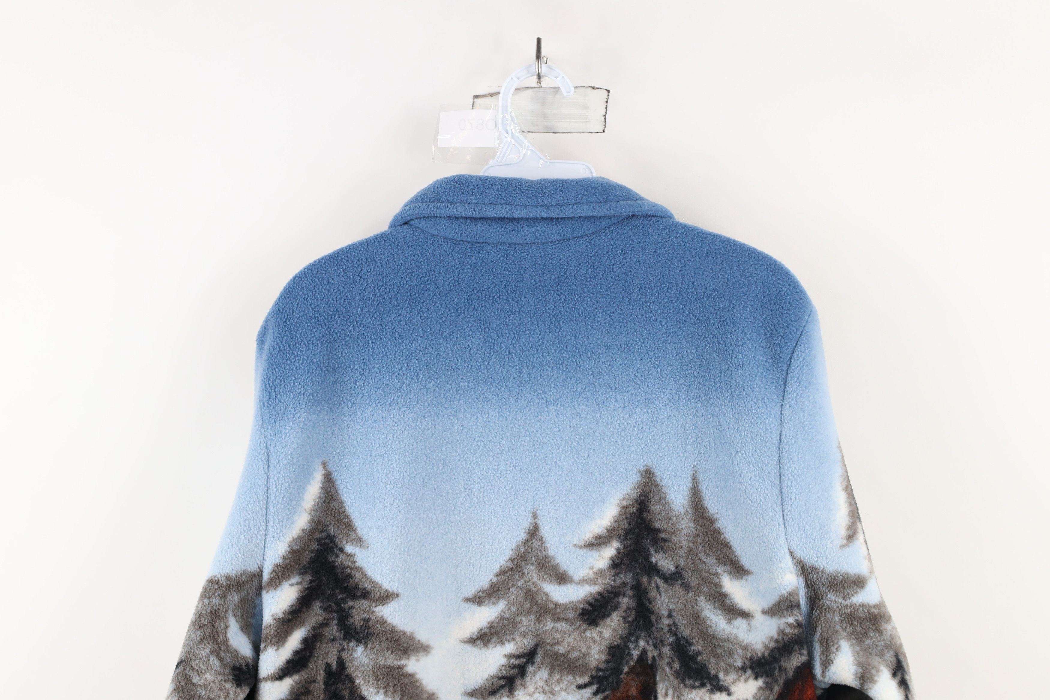 Vintage Vintage 90s Streetwear Equestrian All Print Fleece Jacket Size XL / US 12-14 / IT 48-50 - 11 Thumbnail