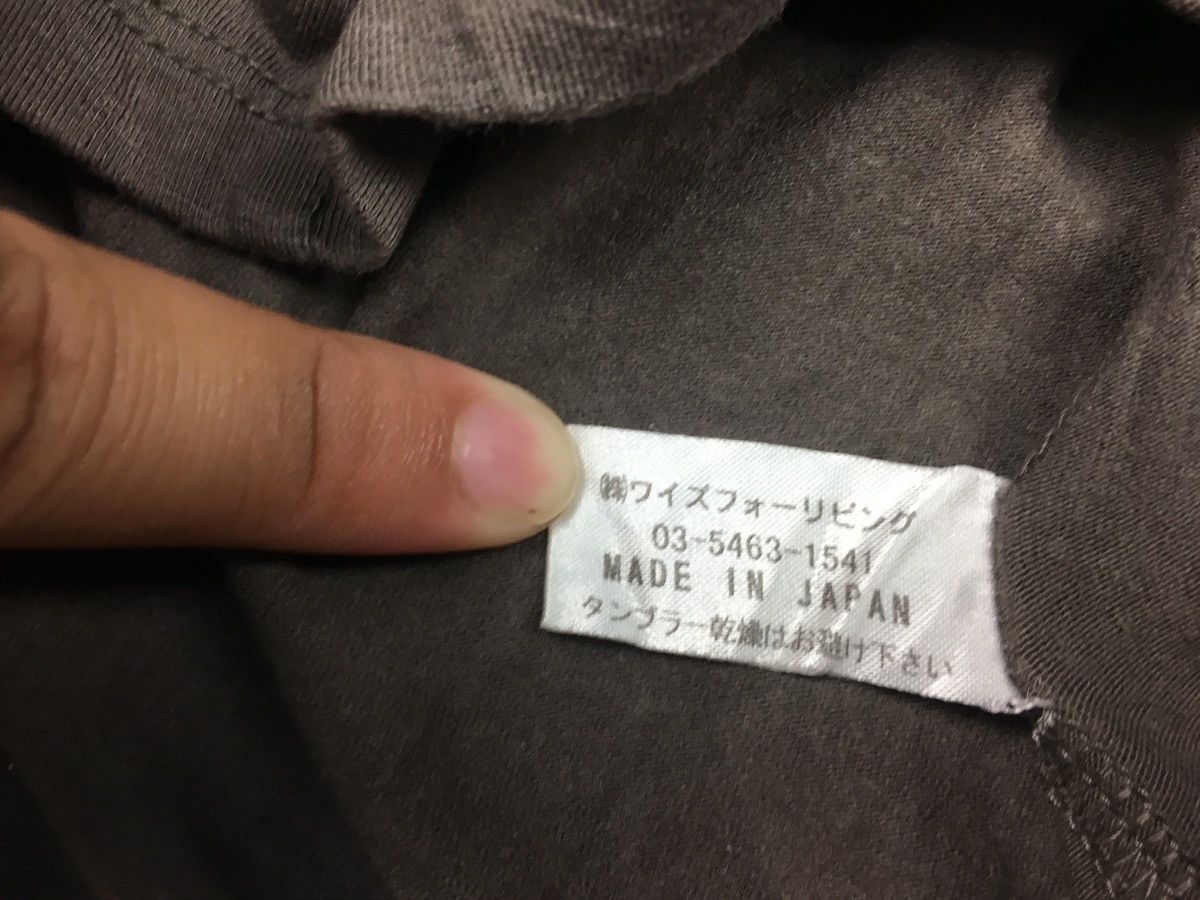 Japanese Brand Yohji Yamamoto Y’s For Living Inner Stretchable Tee Size XS / US 0-2 / IT 36-38 - 6 Thumbnail