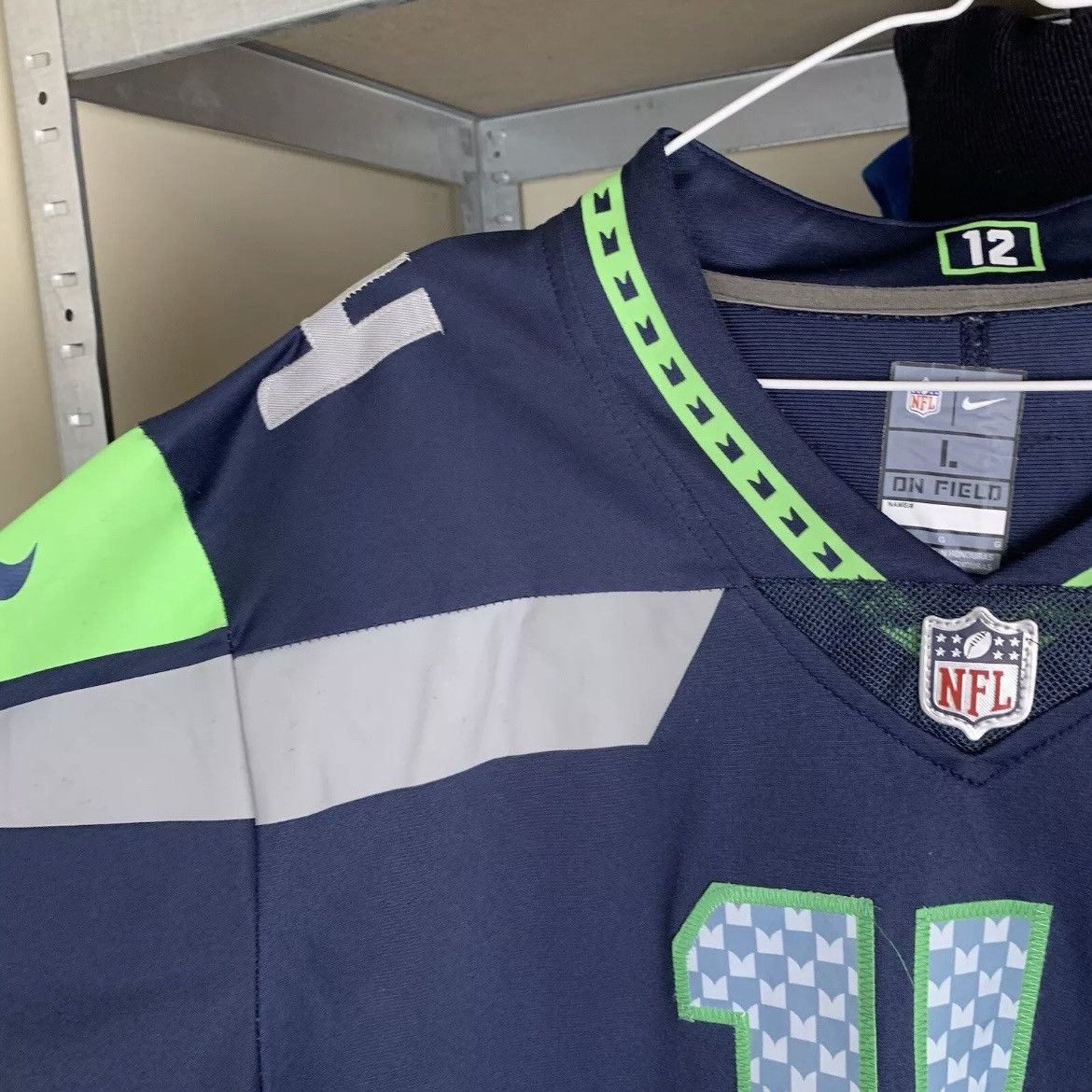 NFL Rare! Metcalf 14 Nike Seattle Seahawks DK NFL Jersey 90s Size US L / EU 52-54 / 3 - 4 Thumbnail