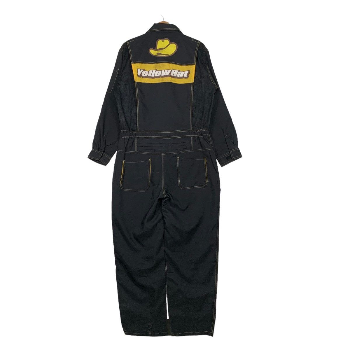 Japanese Brand YELLOW HAT Big Logo Coverall #0300-C14 Size US 36 / EU 52 - 1 Thumbnail
