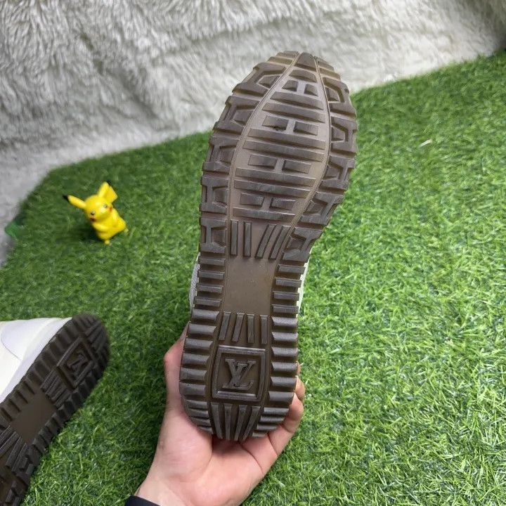 Louis Vuitton Louis Vuitton White Logo Lace-Up Sneakers -2508 Size US 6.5 / EU 39-40 - 4 Thumbnail