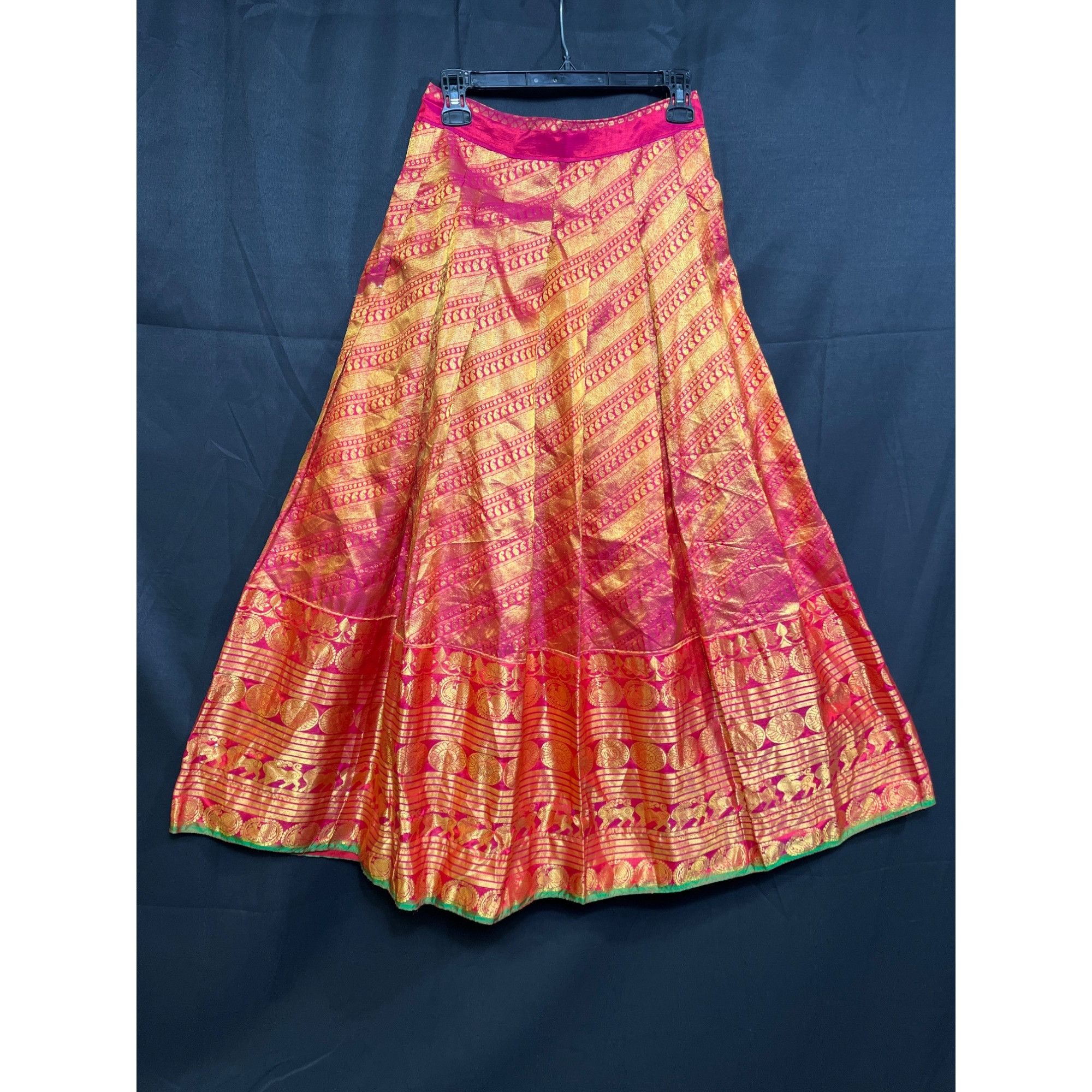 Other Traditional Indian Banarasi Brocade Full-Length Skirt SKU 71 Size 27" / US 4 / IT 40 - 1 Thumbnail
