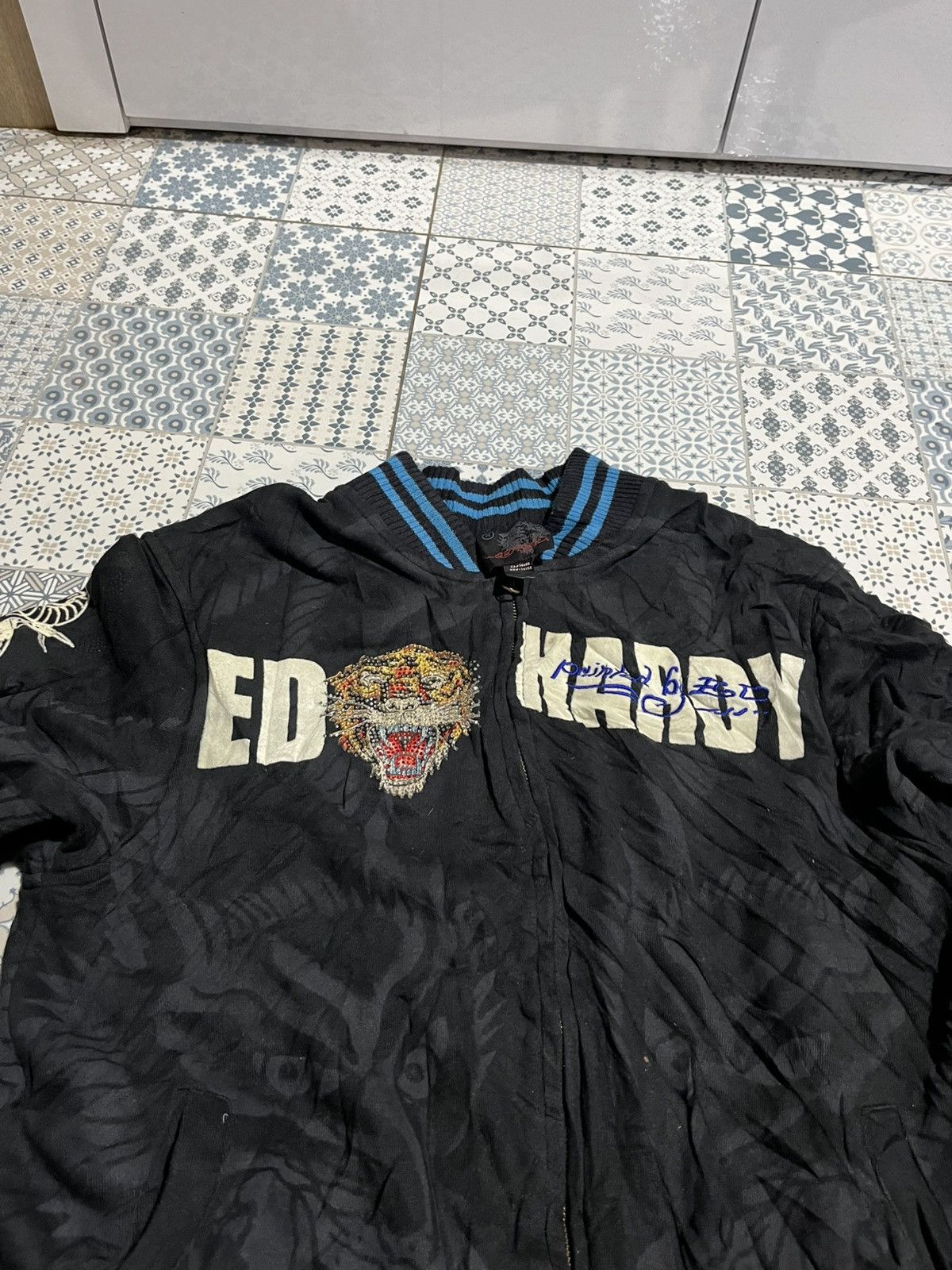 Christian Audigier × Ed Hardy Ed Hardy Bomber Jacket Size US M / EU 48-50 / 2 - 4 Thumbnail