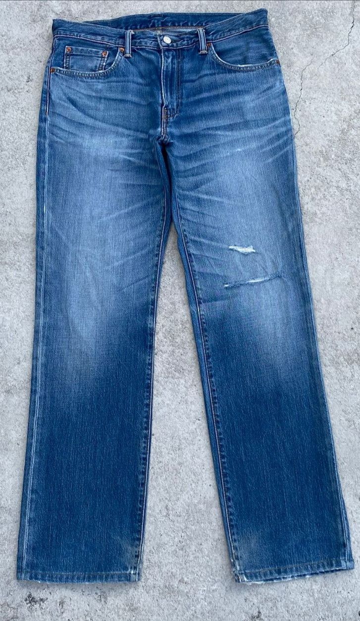 Levi's Vintage Levis 502 Distressed Denim Kurt Cobain Style Size US 33 - 1 Thumbnail