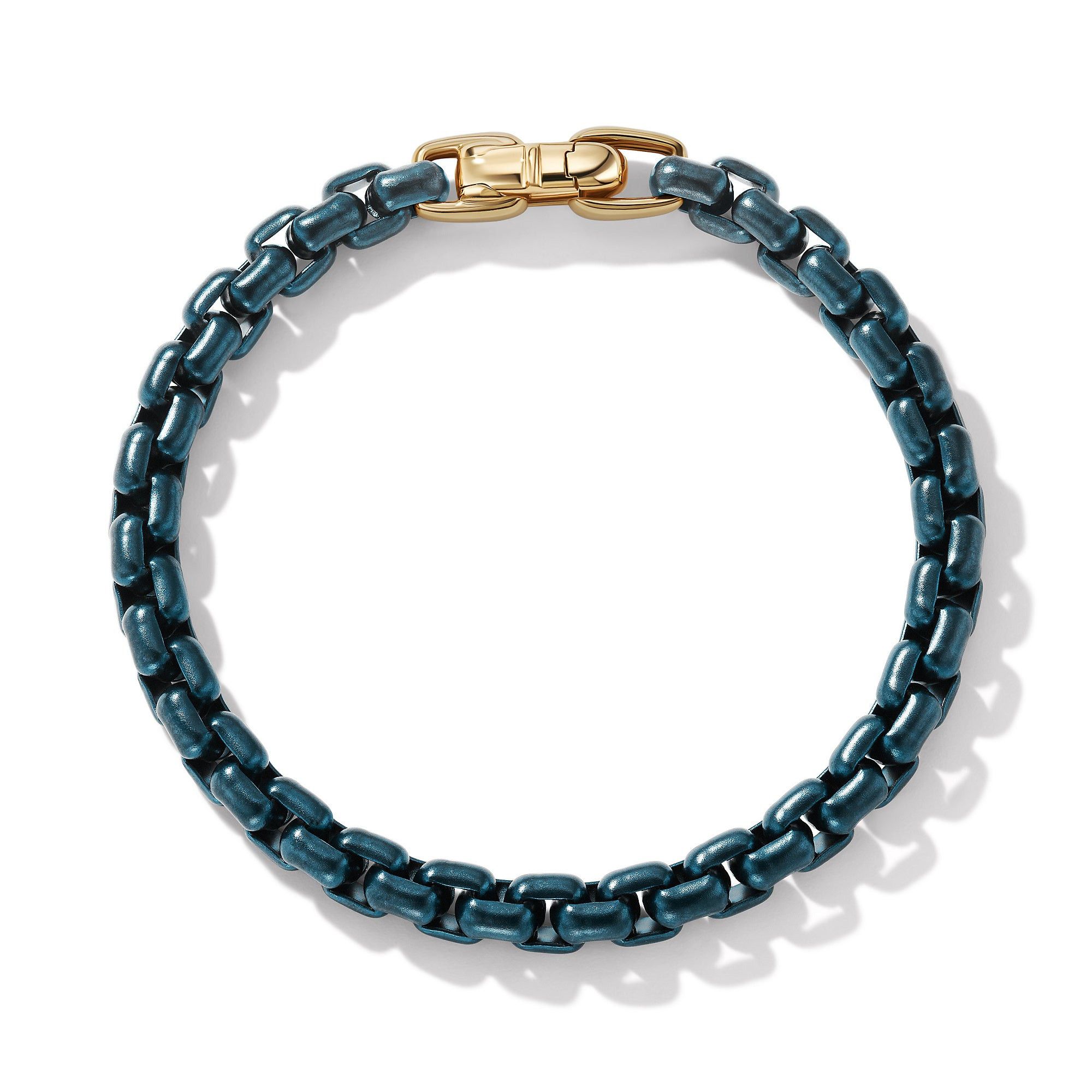 David Yurman o1w1db10525 B17517 Bracelet in Green Acrylic with 14K Gold Size ONE SIZE - 2 Thumbnail