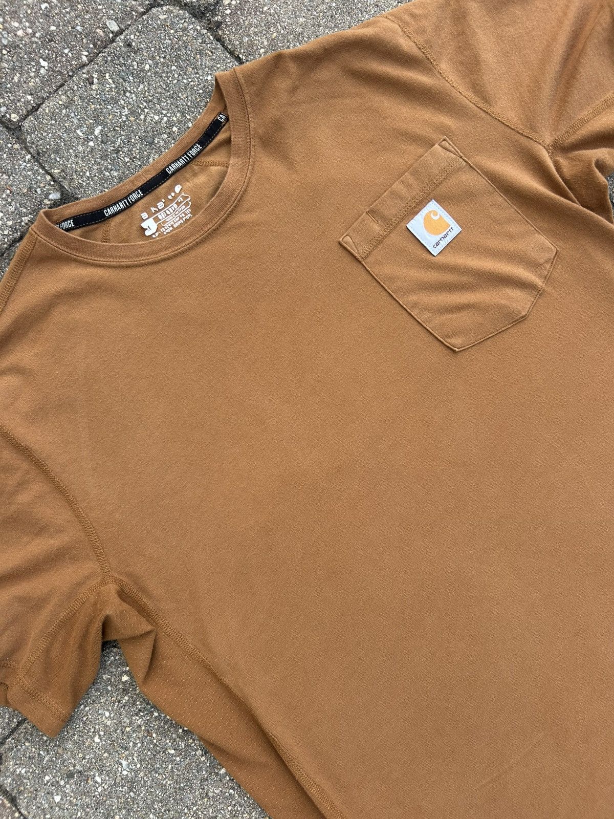 Carhartt Vintage brown carhartt t shirt Size US M / EU 48-50 / 2 - 3 Thumbnail