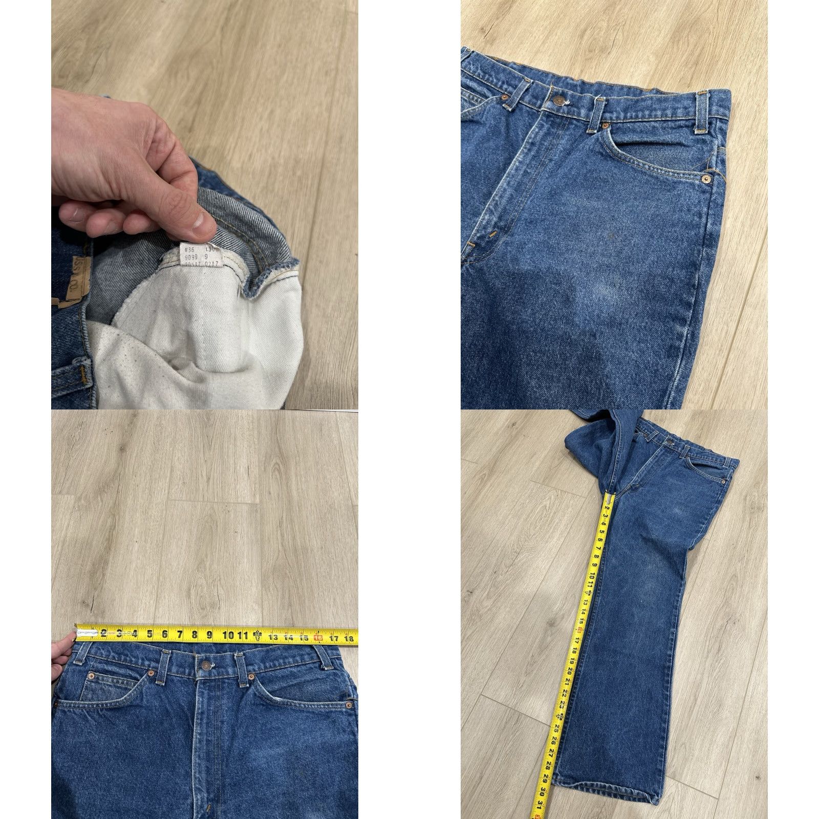 Levi's VINTAGE Levi's 517 Jeans 34x29 Denim USA 1990s 90s 1997 Y2K Rockabilly Grunge Hip Hop Mens Jeans Size US 34 / EU 50 - 9 Thumbnail