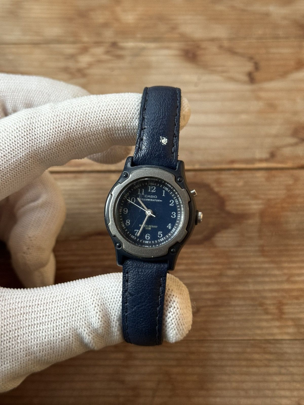Casio × Vintage Casio vintage blue watch 00s Illuminator water resist Size ONE SIZE - 4 Thumbnail