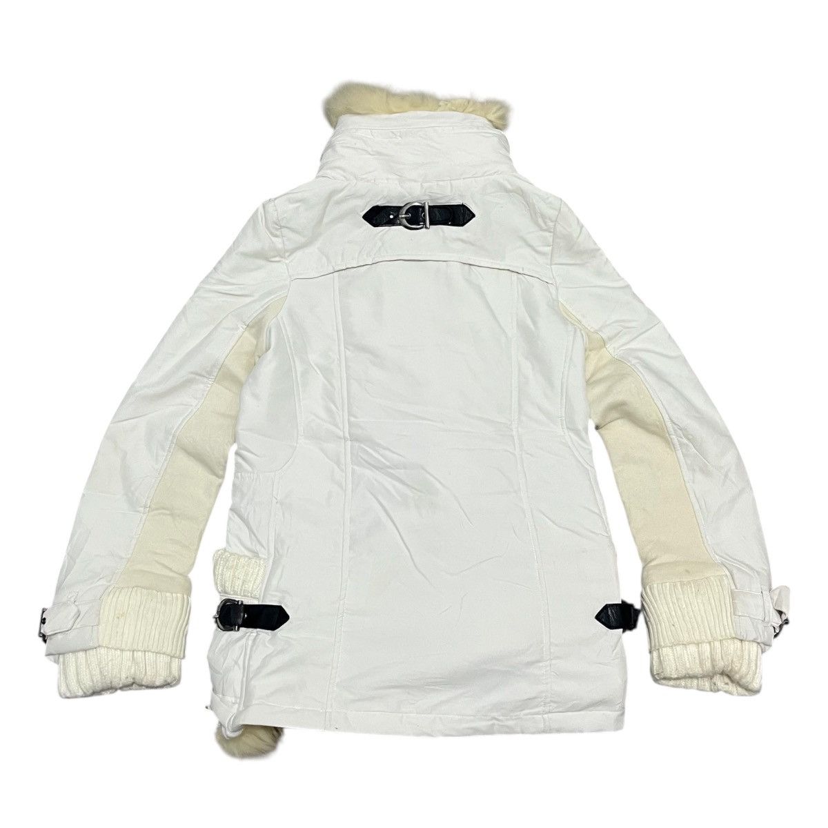 14th Addiction Jade's - 2000s Grunge White Faux Fur Coat Jacket Lgb Ifsix Size US S / EU 44-46 / 1 - 9 Thumbnail