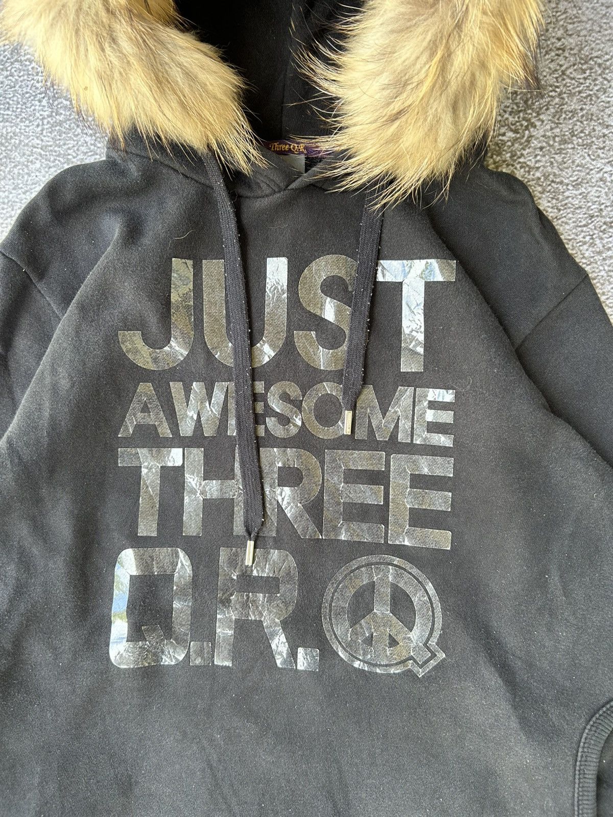Hysteric Glamour Three qr japanese vkei style fur hoodie Size US M / EU 48-50 / 2 - 8 Thumbnail