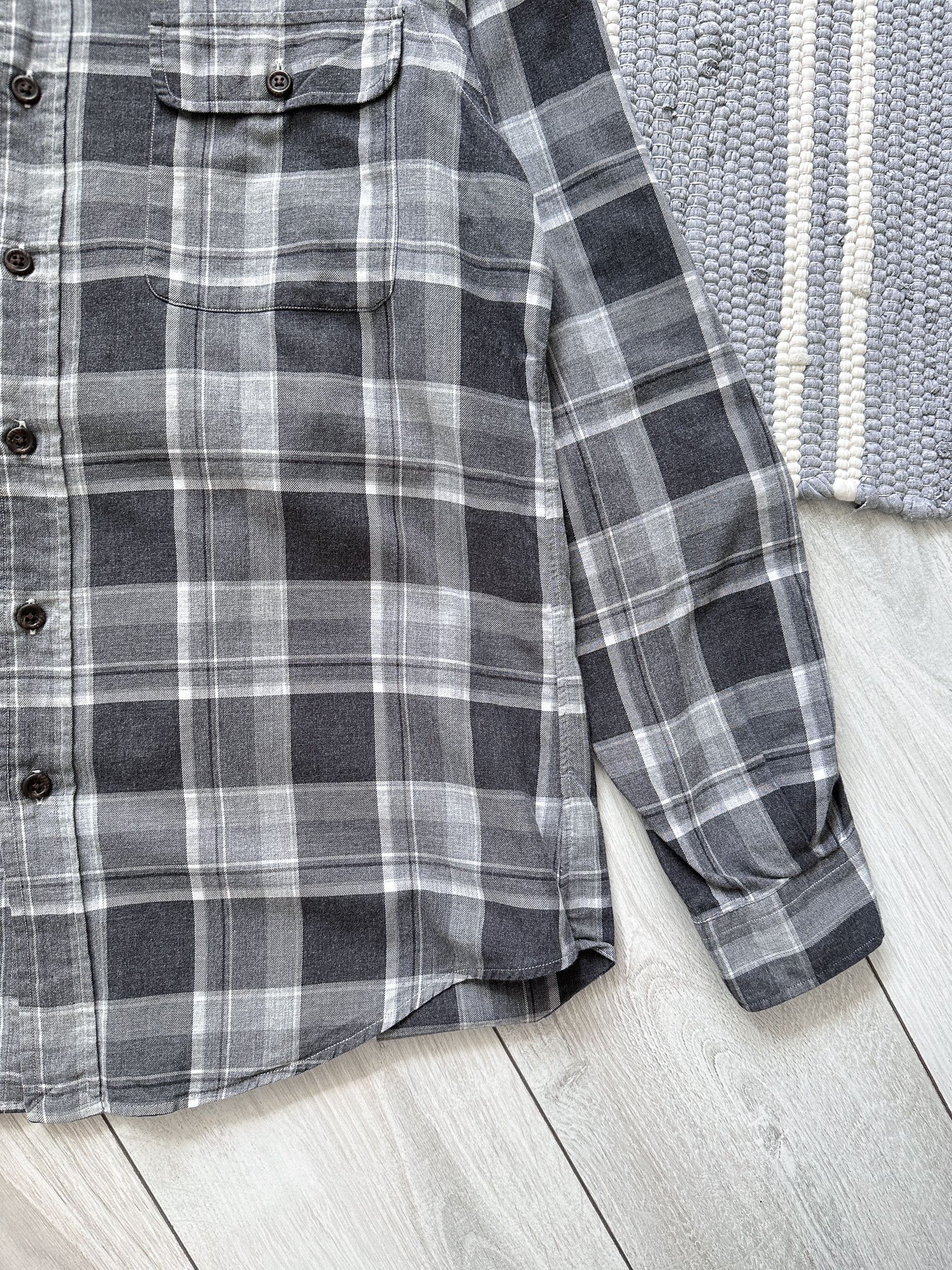 Polo Ralph Lauren Vintage Polo Ralph Lauren Gray Check Shirt Size US M / EU 48-50 / 2 - 6 Thumbnail