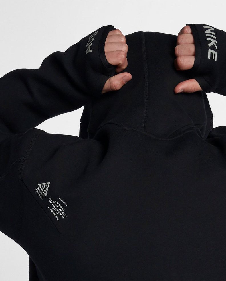 Errolson Hugh Errolson Hugh X NikeLab ACG Fleece Zip Hoody Jacket Black XL Size US XL / EU 56 / 4 - 9 Thumbnail
