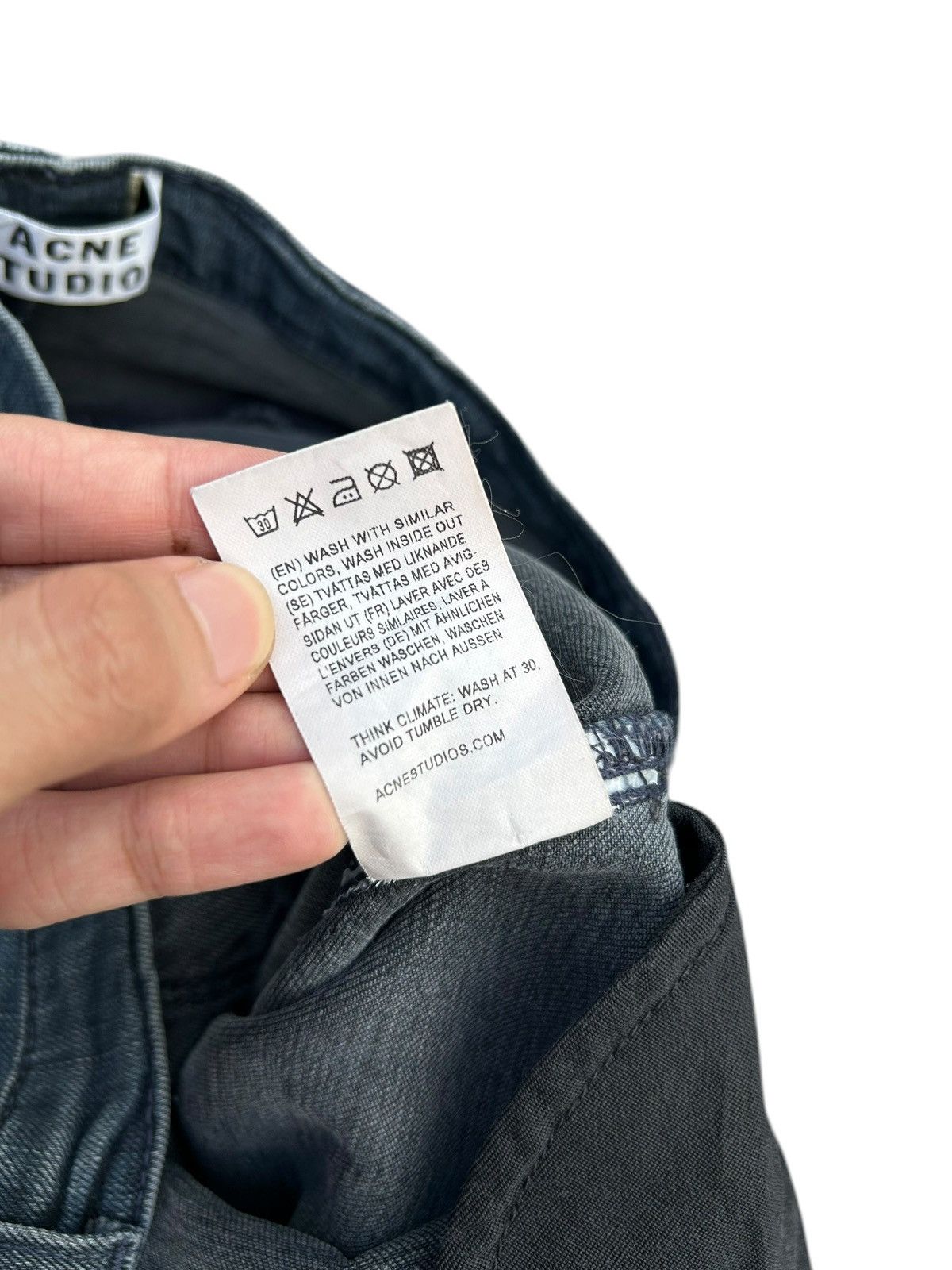 Acne Studios ACNE STUDIOS Stretchable Slim denim Jeans Size US 32 / EU 48 - 5 Thumbnail