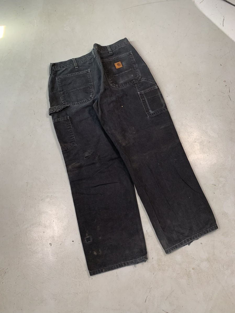 Carhartt Vintage faded Carhartt B11 carpenter denim Size US 36 / EU 52 - 2 Thumbnail