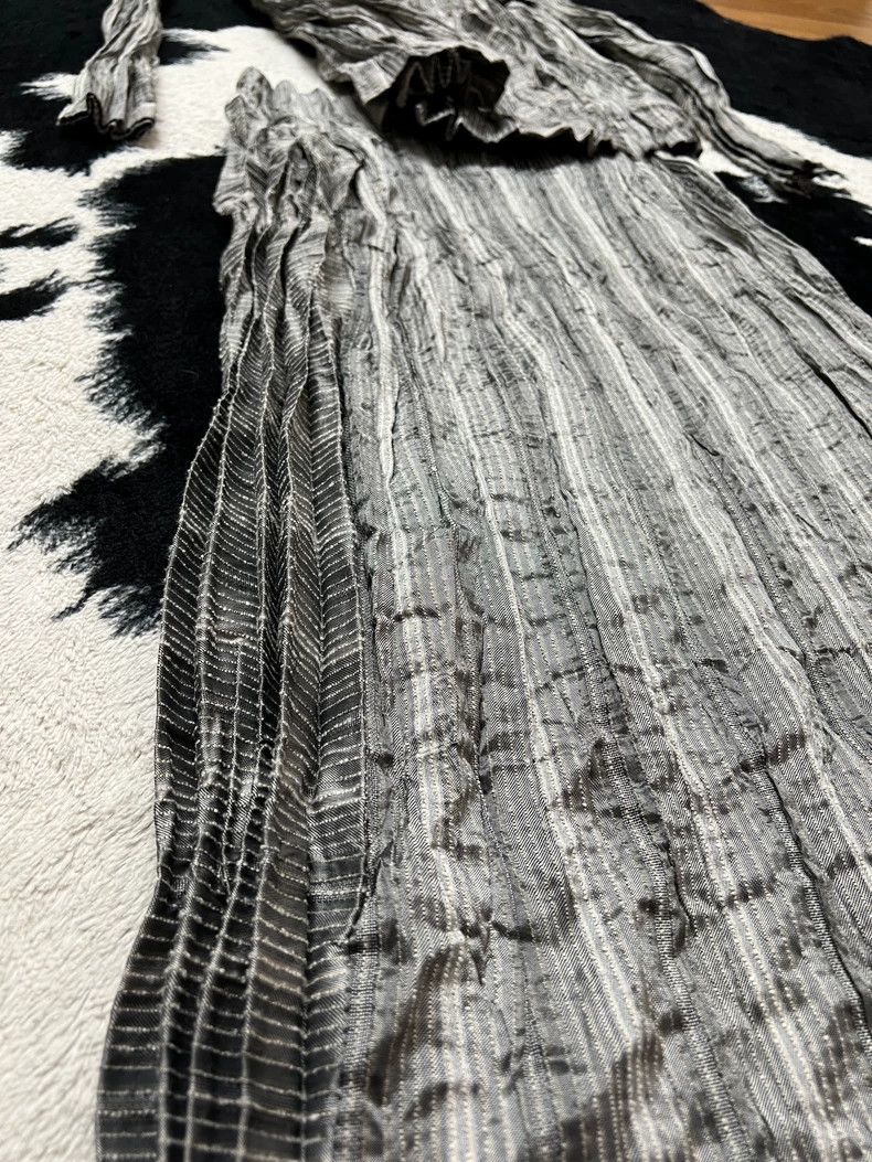 Issey Miyake Issey Miyake size:3 Grey pleated skirt Size 42" / US 20 - 3 Thumbnail