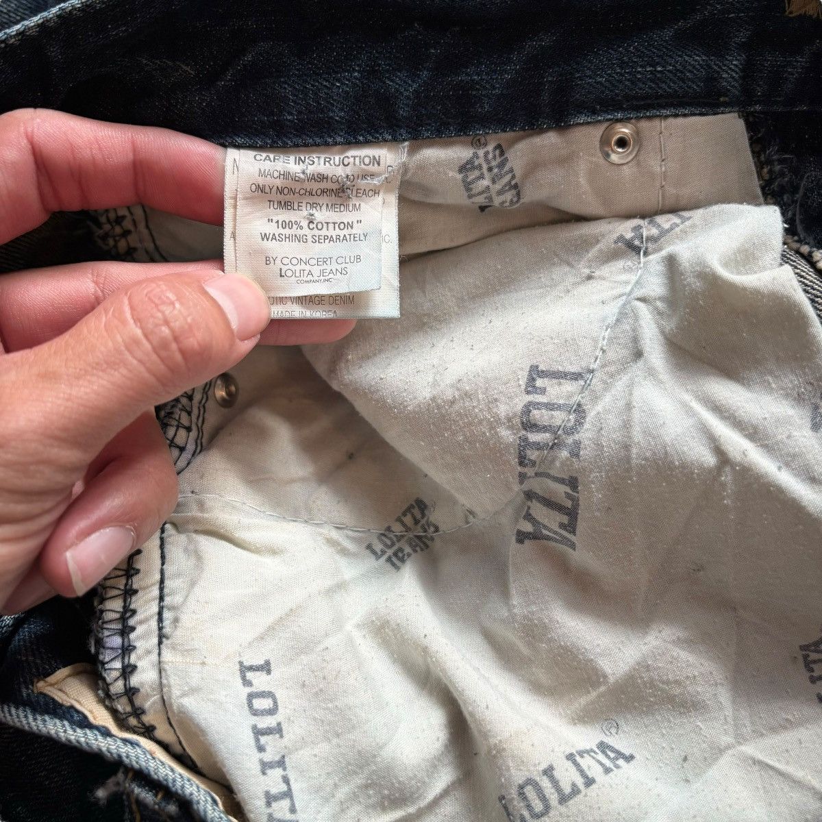 Japanese Brand LOLITA JEANS Y2K STREETWEAR Size US 30 / EU 46 - 8 Thumbnail