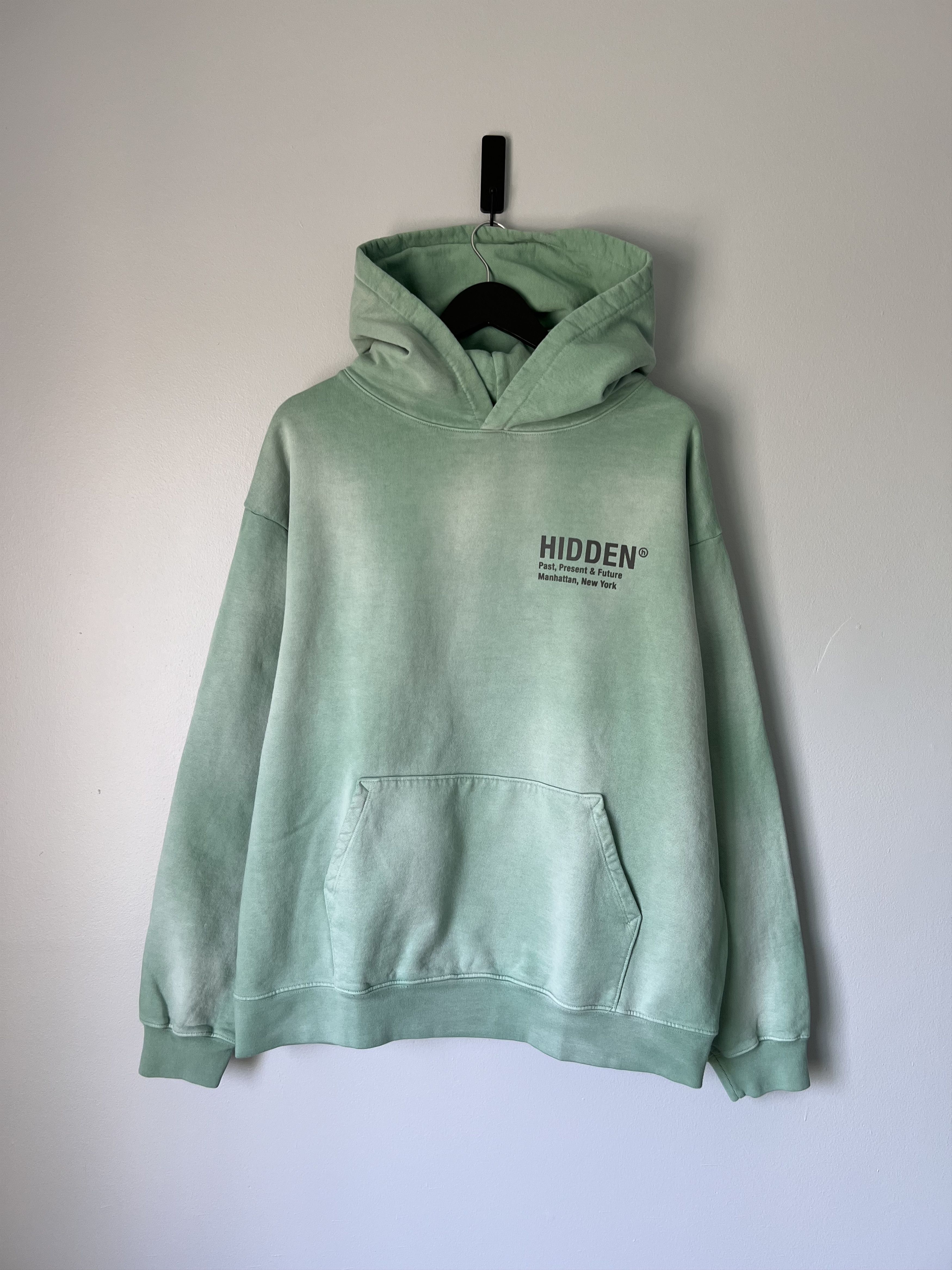 HIDDEN Hidden NY H Logo Vintage Hoodie in Green Size US L / EU 52-54 / 3 - 1 Thumbnail
