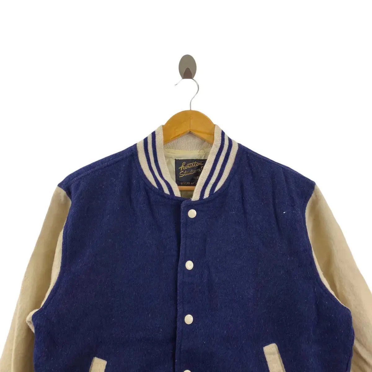Vintage Vintage 90’ HOUSTON STADIUM COAT Varsity Jacket Baseball Size US M / EU 48-50 / 2 - 2 Thumbnail