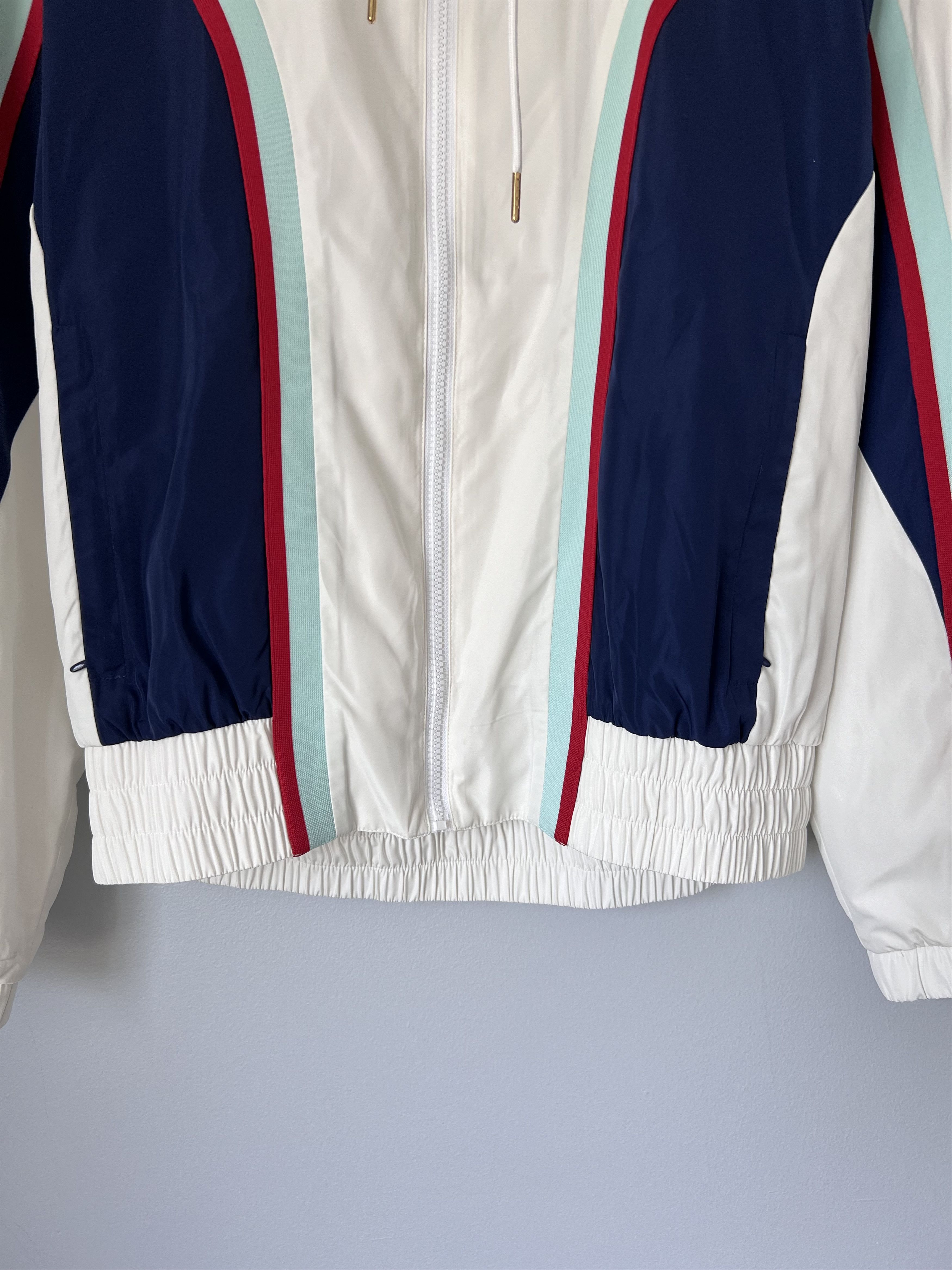 Casablanca Casablanca Side Panelled Shell Suit Track Jacket in White Size US M / EU 48-50 / 2 - 3 Thumbnail
