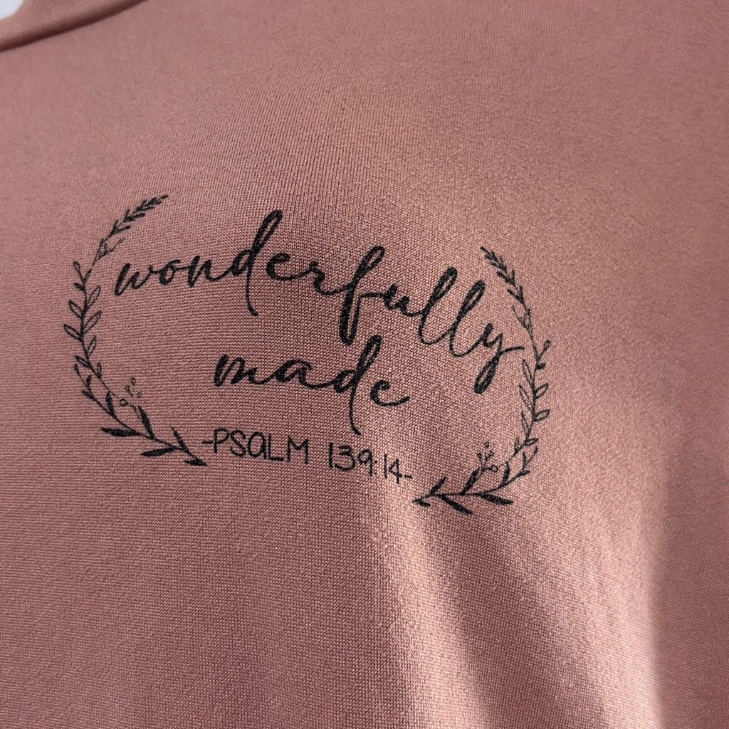 Other Ragdoll Womens Medium Maternity Pink Psalm 139.14 Wonderfull Size M / US 6-8 / IT 42-44 - 4 Thumbnail