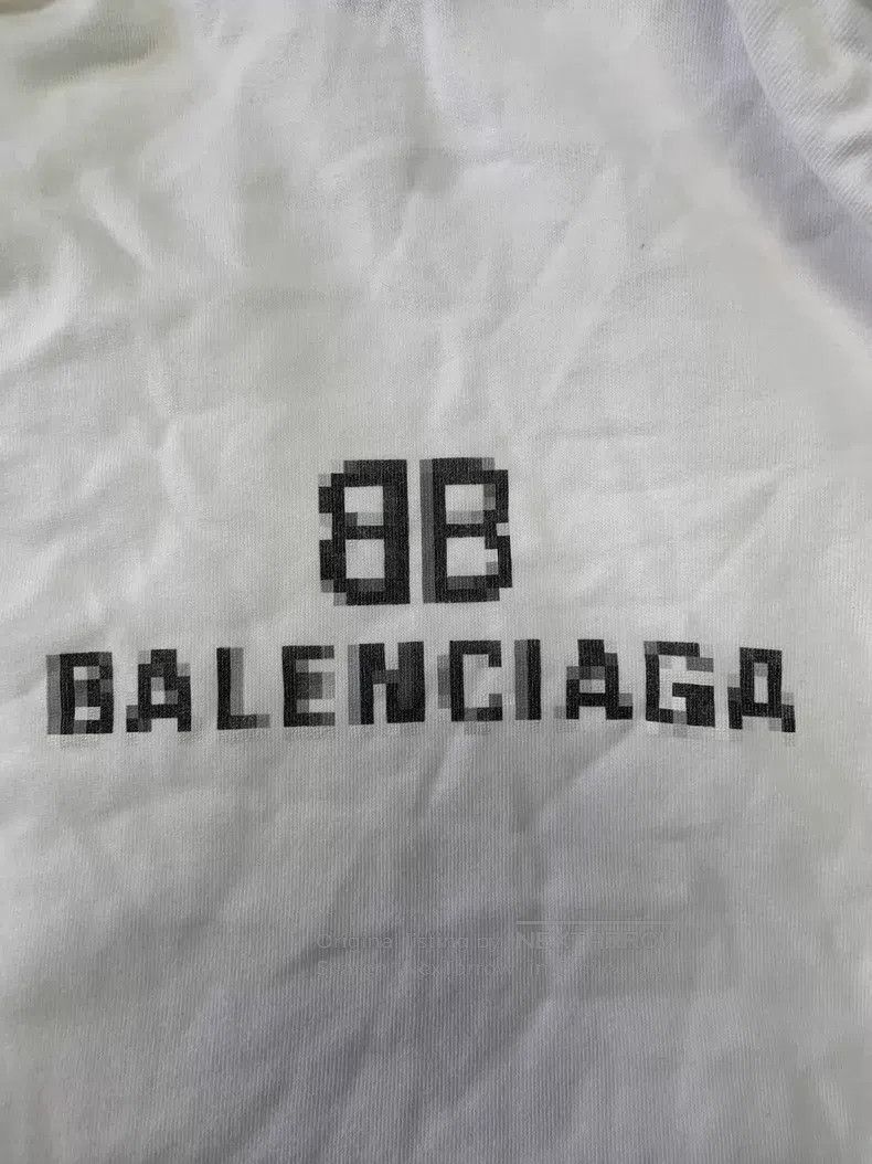 Balenciaga Balenciaga Letter print fleece drawstring hooded long-slee Size US XS / EU 42 / 0 - 3 Thumbnail