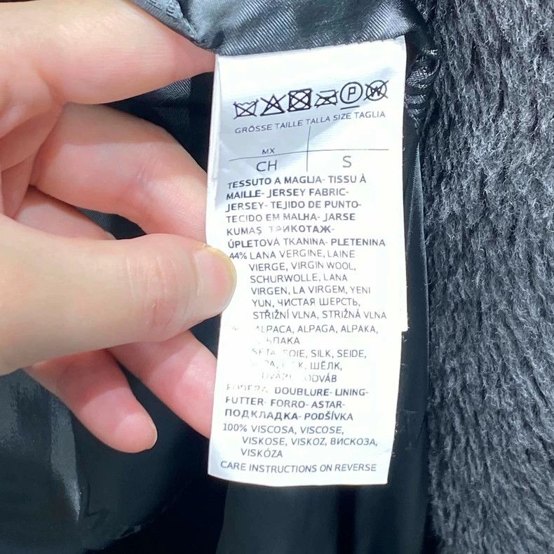 Max Mara Max Mara Hot Grey Long Teddy Coat Size S / US 4 / IT 40 - 4 Thumbnail