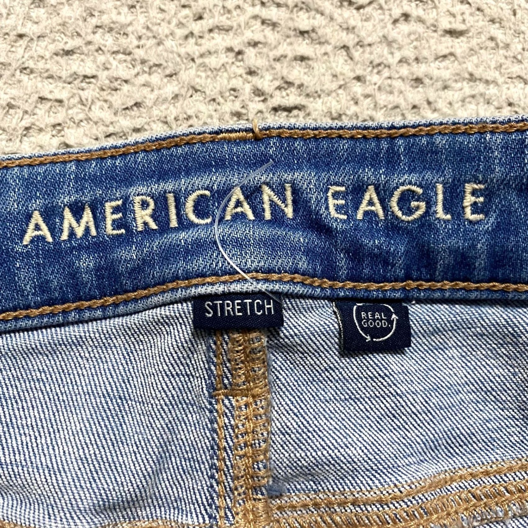 American Eagle Outfitters American Eagle Outfitters Jeans Bootcut 8P Petite Blue Denim High Rise 5-Pocket Stretch Distress Boys Womens Mens (adjusted to fit rules) Size 30" / US 8 / IT 44 - 3 Thumbnail