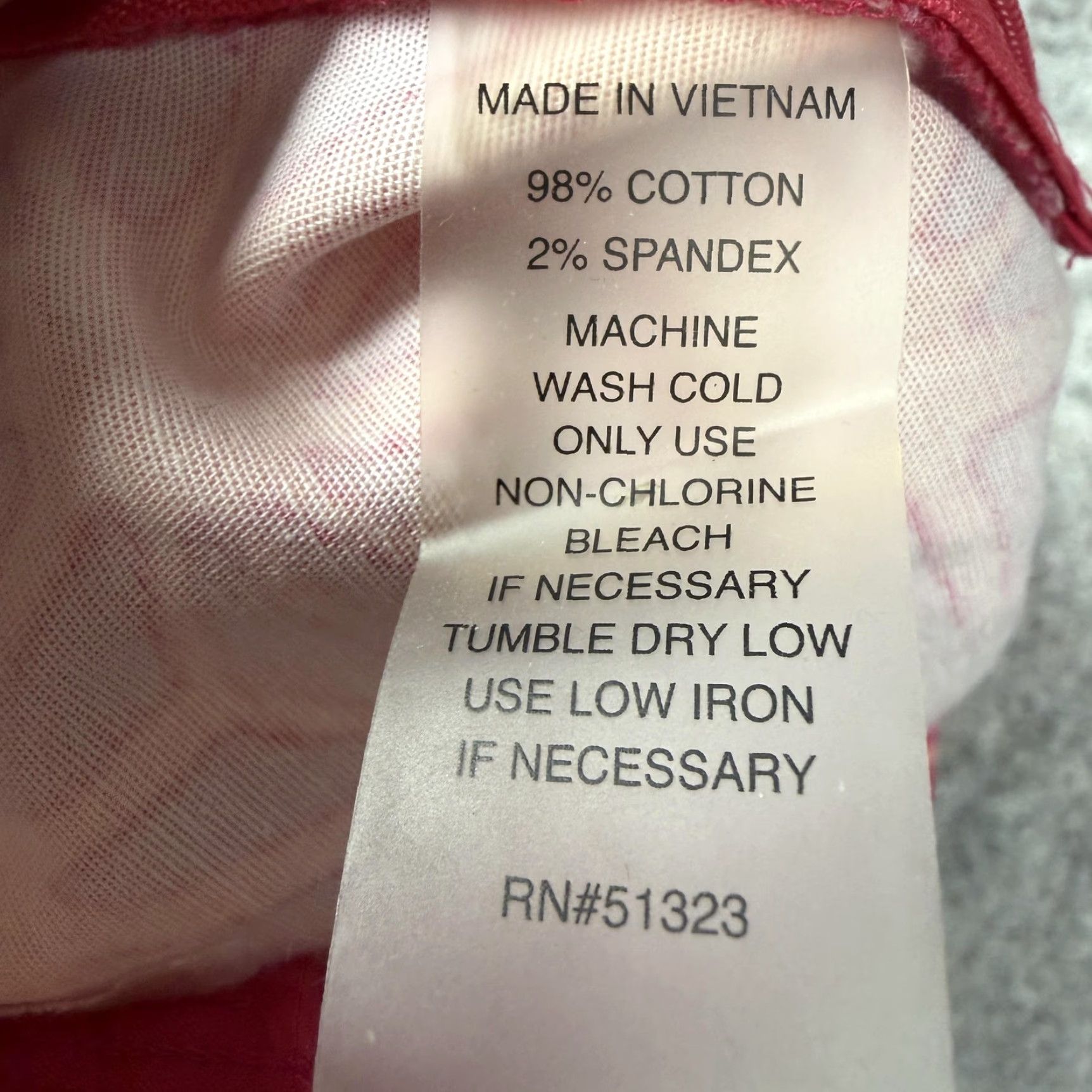 Vintage Chaus Pink Geometric Ankle Pants Womens 4 Regular Stretch Twill Cotton Spandex Boho Preppy Casual Size 27" / US 4 / IT 40 - 7 Thumbnail