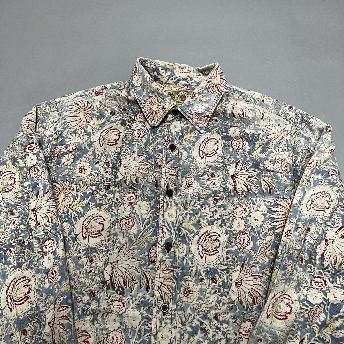 RRL Ralph Lauren × Ralph Lauren × Vintage Ralph Lauren Denim Goods Quality vintage floral shirt Size US XL / EU 56 / 4 - 6 Thumbnail
