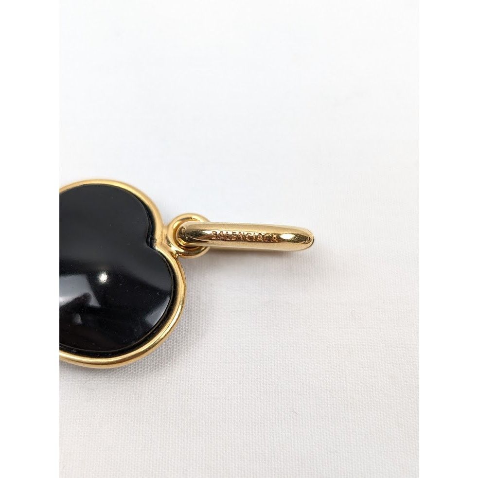 Balenciaga o1rshd1 Q:2 / Size: OS / Heart Earrings In Black Size ONE SIZE - 6 Thumbnail