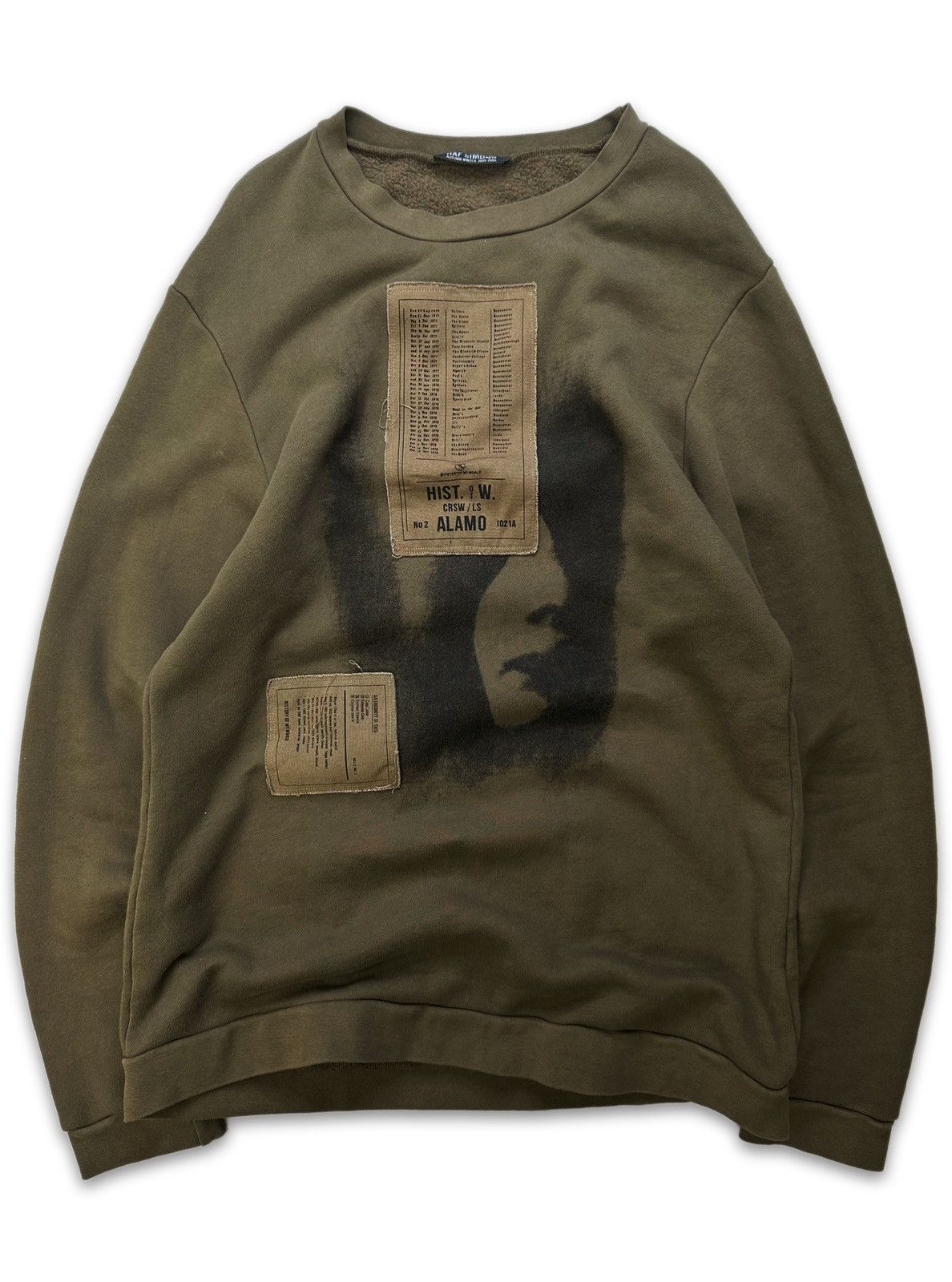 Raf Simons AW05 Raf Simons Alamo History of My World Patchwork Crewneck Size US M / EU 48-50 / 2 - 1 Thumbnail