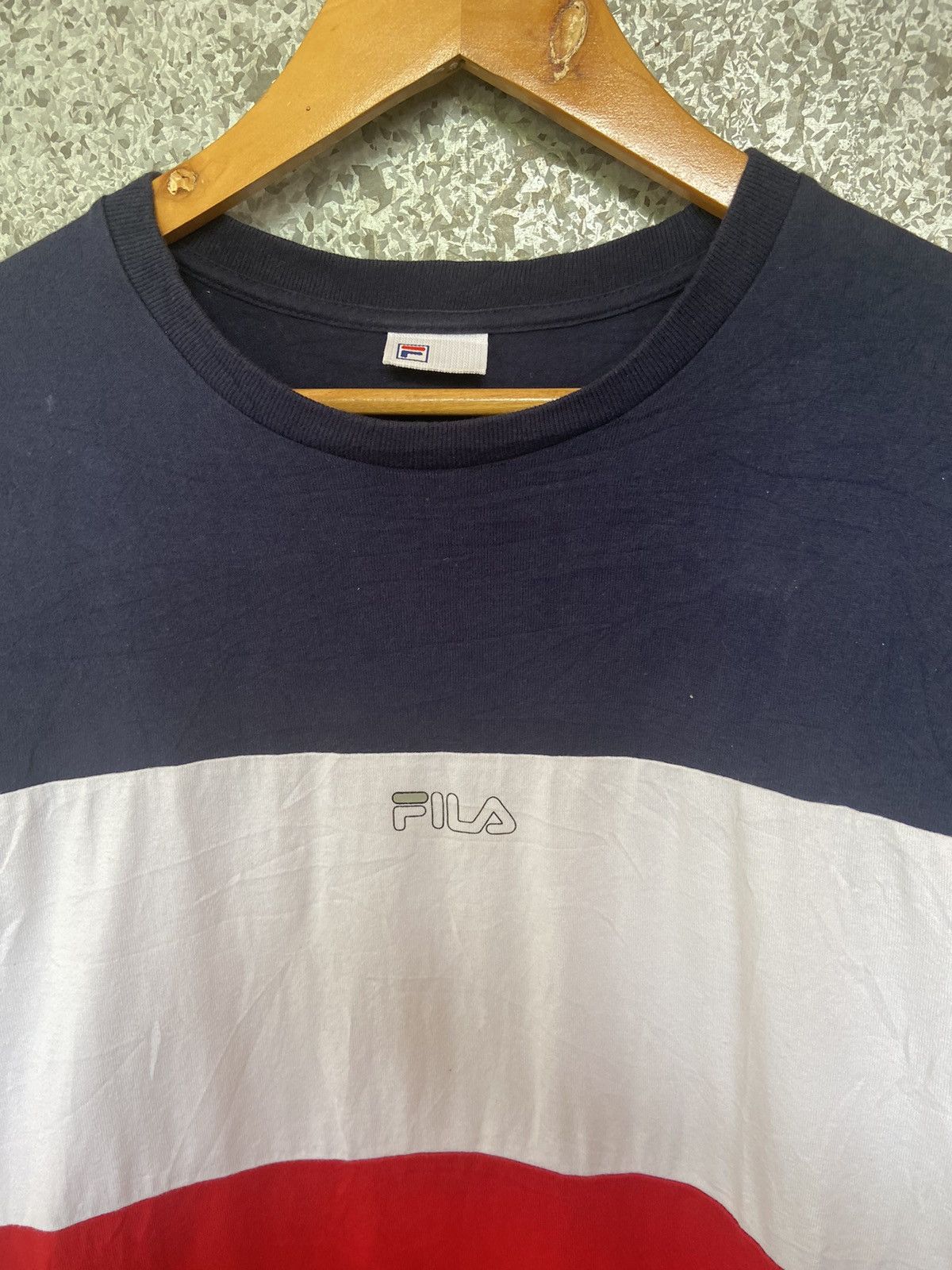 Fila Fila sweatshirt multi colour block 90s fashion Size US M / EU 48-50 / 2 - 2 Thumbnail