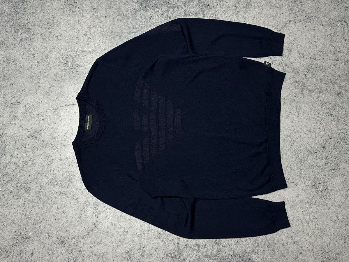 Emporio Armani Emporio Armani Big Logo Crewneck Sweater Size US S / EU 44-46 / 1 - 6 Thumbnail