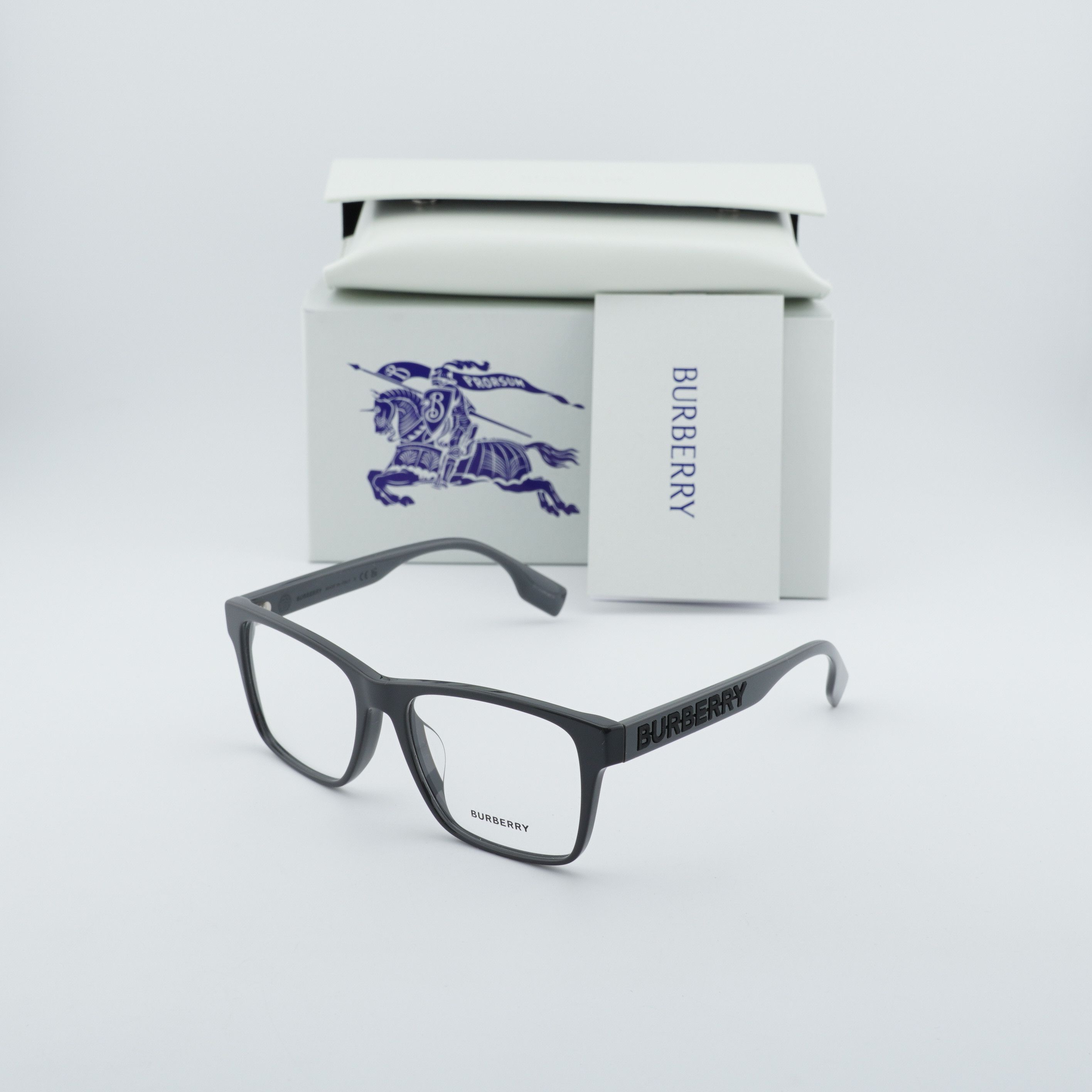 Burberry Burberry BE2393D 4185 Men Eyeglasses Grey 55mm Rectangle Size ONE SIZE - 1 Thumbnail