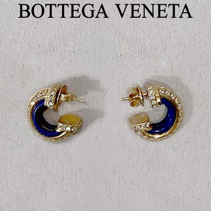 Bottega Veneta Bottega Veneta Bolt Earrings in gold/blue Size ONE SIZE - 1 Preview