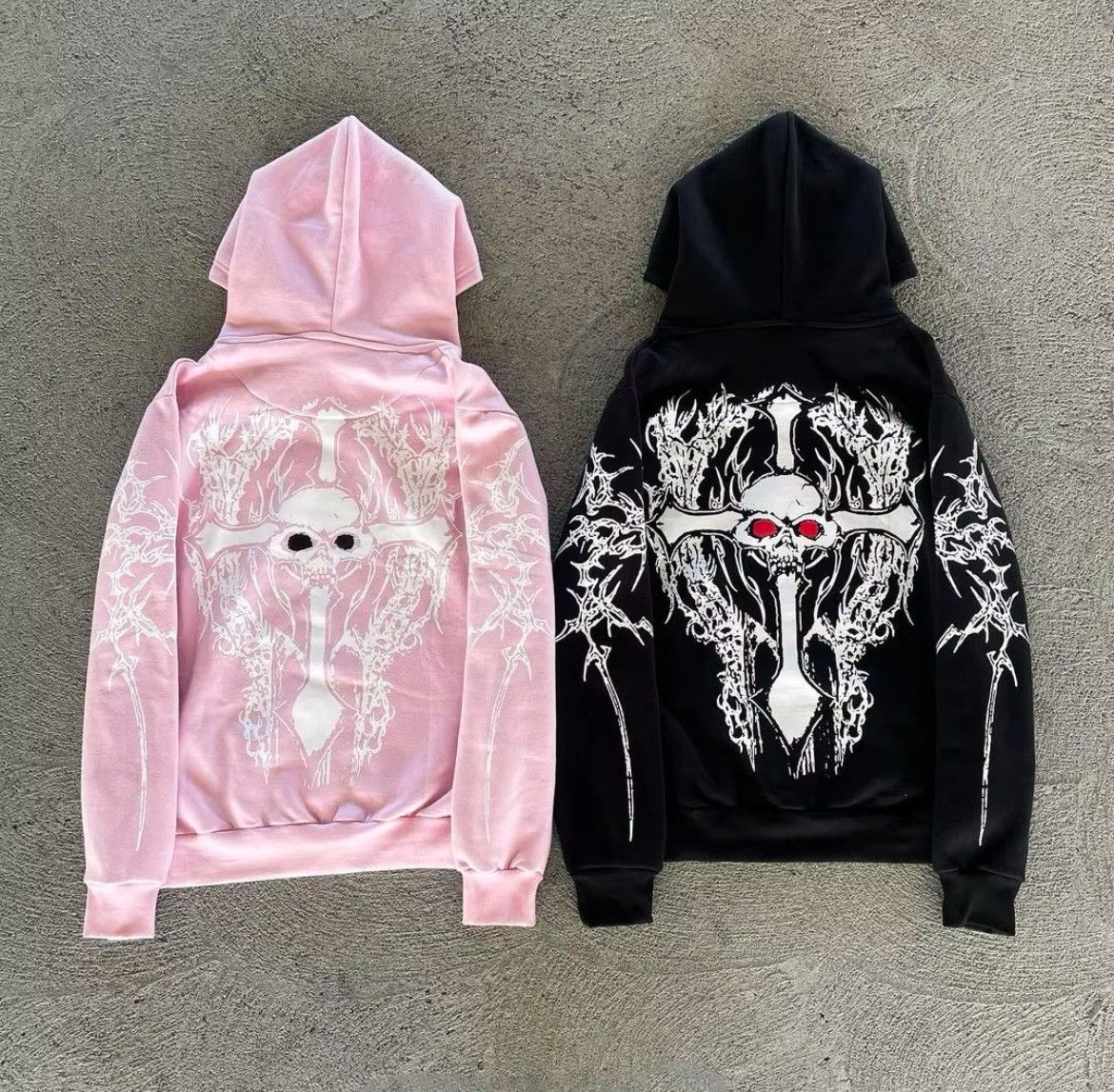 Designer × Japanese Brand Y2K Hoodie Printed Pullover Sweatshirt Size US M / EU 48-50 / 2 - 3 Thumbnail