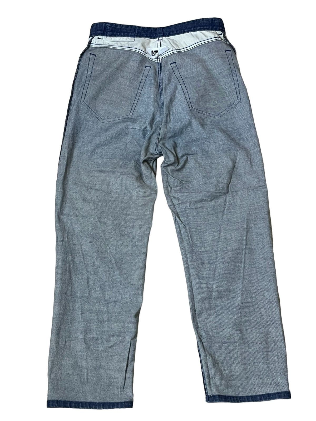 Maison Margiela SICK🔥MAISON MARTIN MARGIELA PARIS MM(6) LIGHT DENIM JEANS Size US 27 - 3 Thumbnail