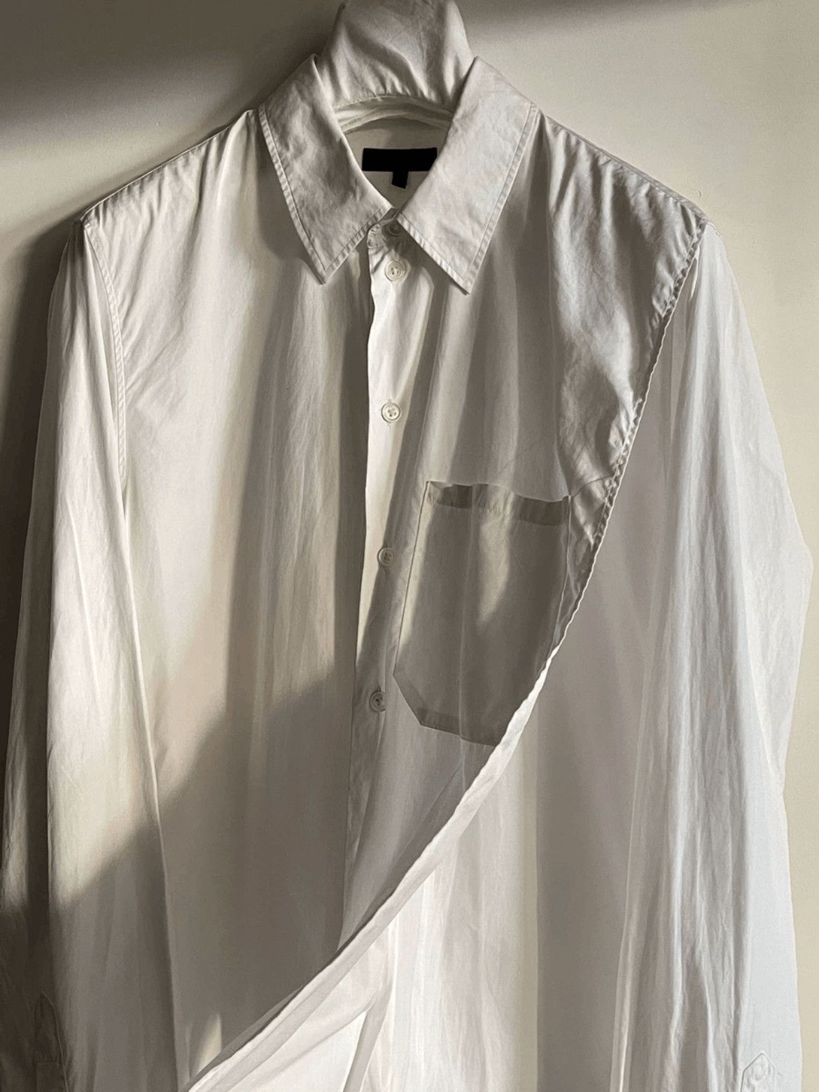 Ann Demeulemeester Ann Demeuleester Unevenness Shirt Size US L / EU 52-54 / 3 - 5 Thumbnail
