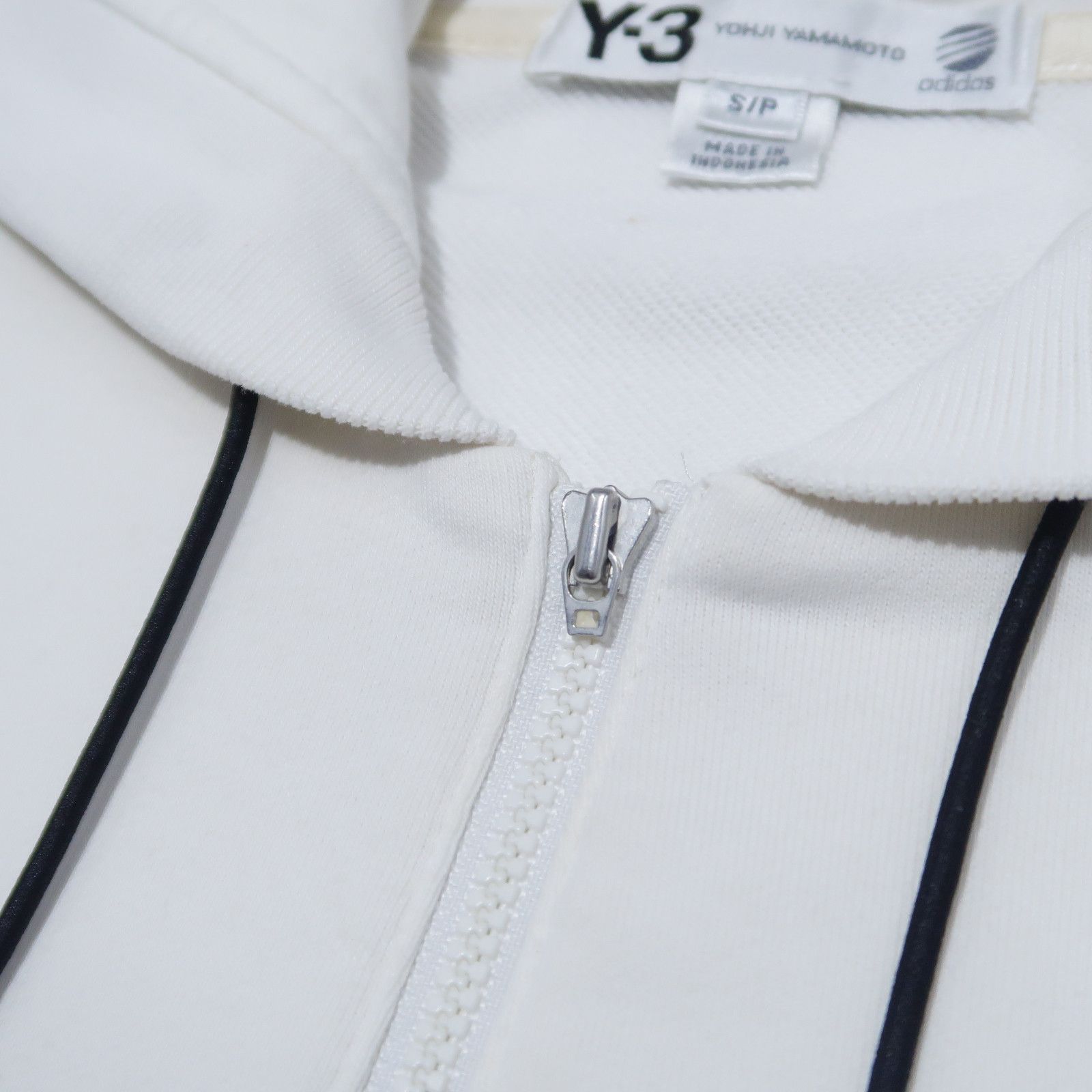 Adidas × Y-3 S/S 2008 Y-3 Yohji Yamamoto Big Logo Back Zip Hoodie Size US S / EU 44-46 / 1 - 7 Thumbnail