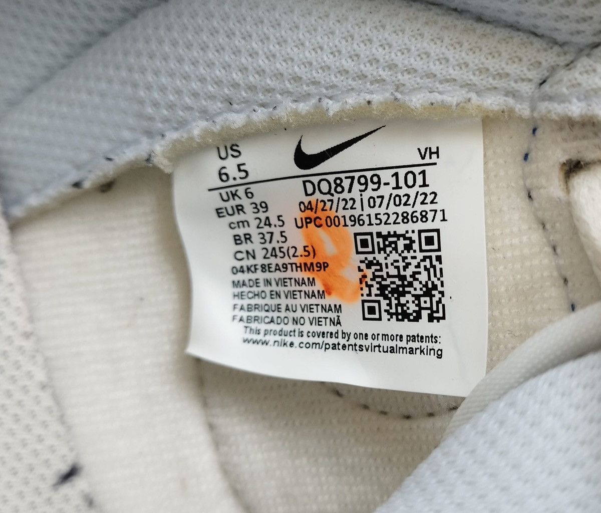 Nike Nike Dunk High 1985 Blue Denim Unisex # 6,5us. - #39eu Size US 6.5 / IT 36.5 - 8 Thumbnail