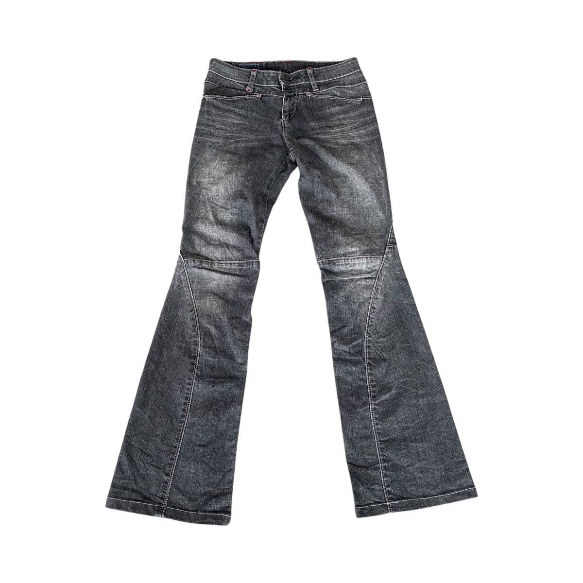 If Six Was Nine × Le Grande Bleu (L.G.B.) × Marithe + Francois Girbaud Marithe francois girbaud flare jeans Size US 26 / EU 42 - 1 Thumbnail