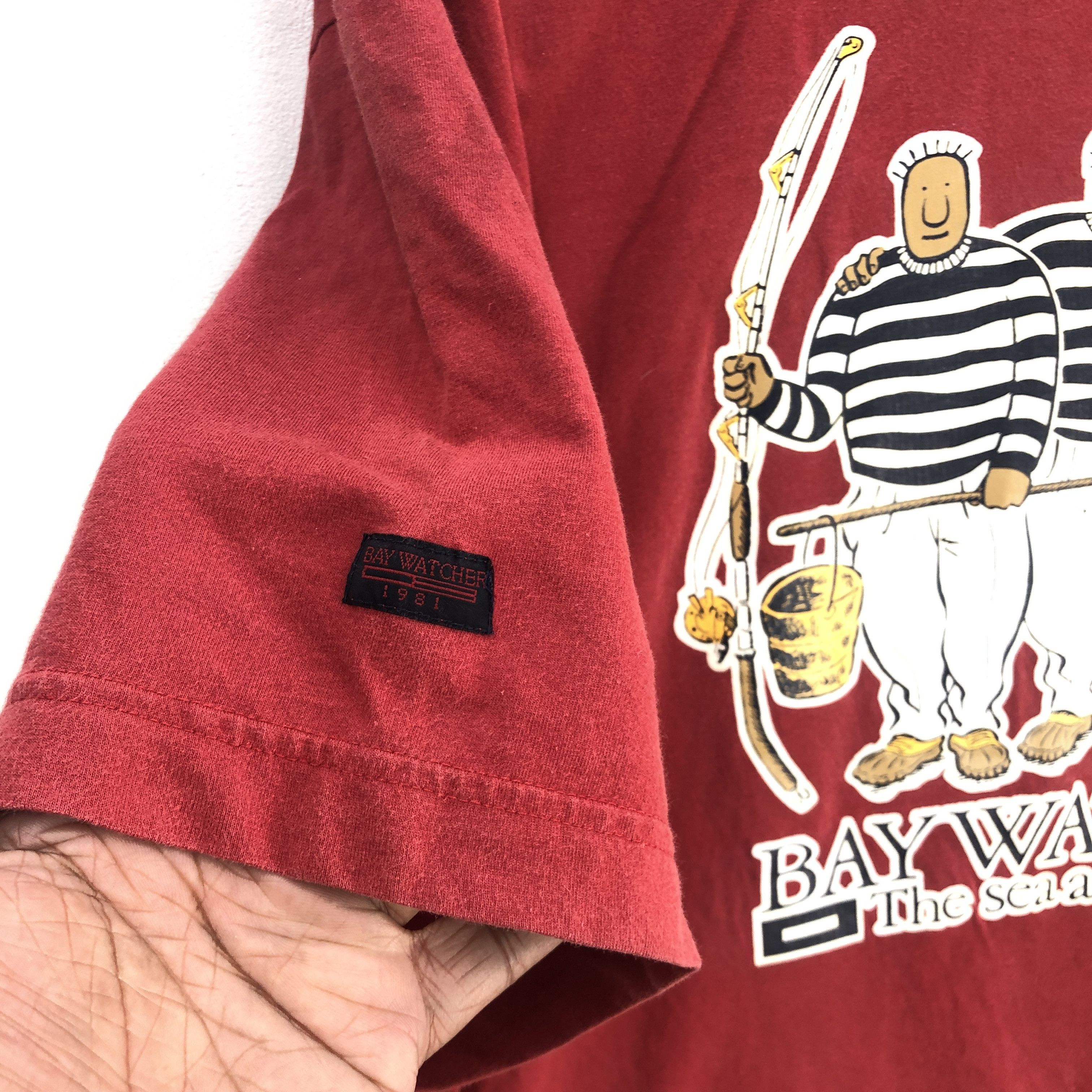 Vintage Vintage Bay Watcher 1981 T Shirt Bitch Whore Kidnapped Tees Size US L / EU 52-54 / 3 - 4 Thumbnail