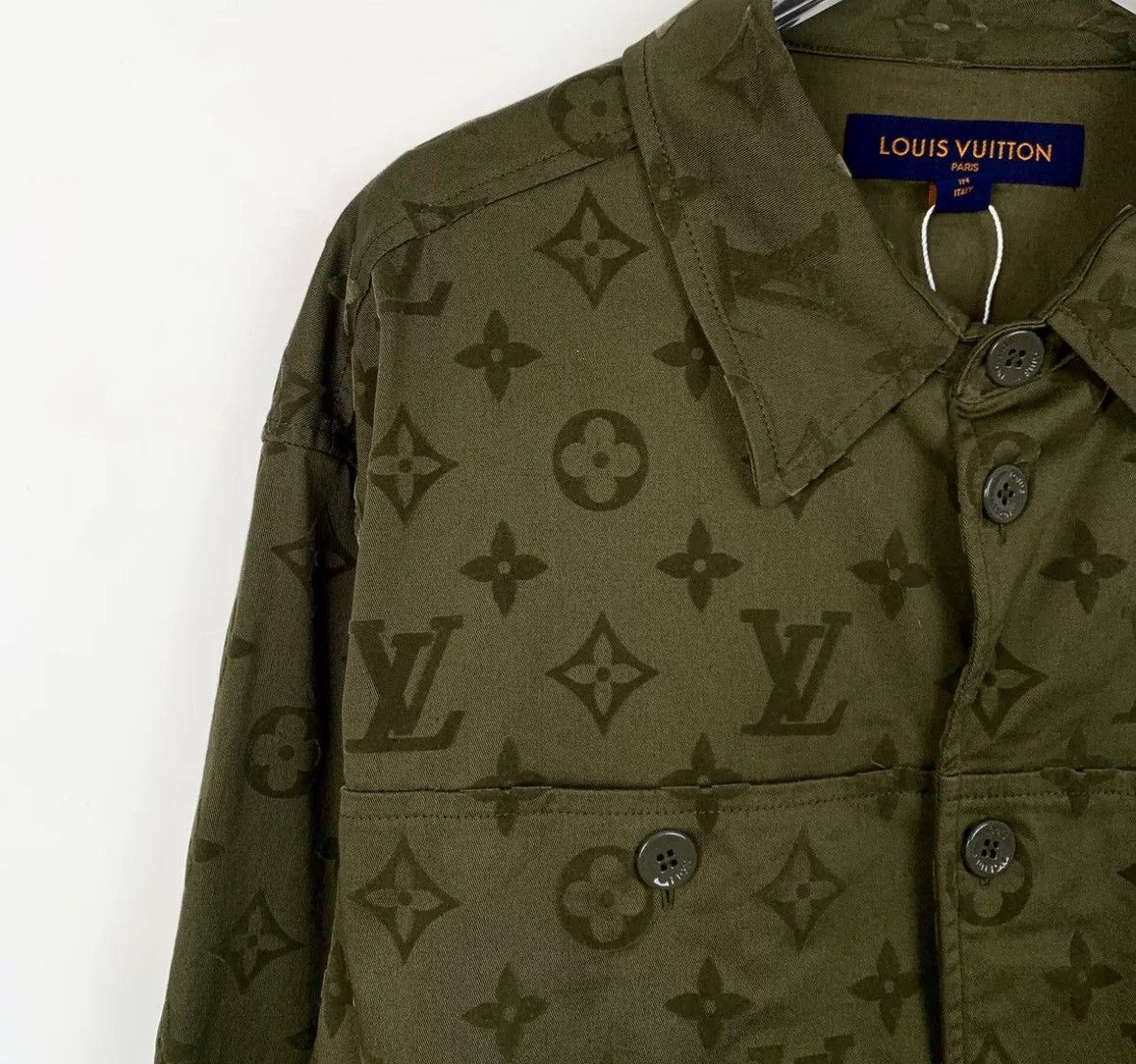 Louis Vuitton Louis Vuitton Lv 23 Deep Green Logo Long Sleeve Shirt Size US XL / EU 56 / 4 - 3 Thumbnail