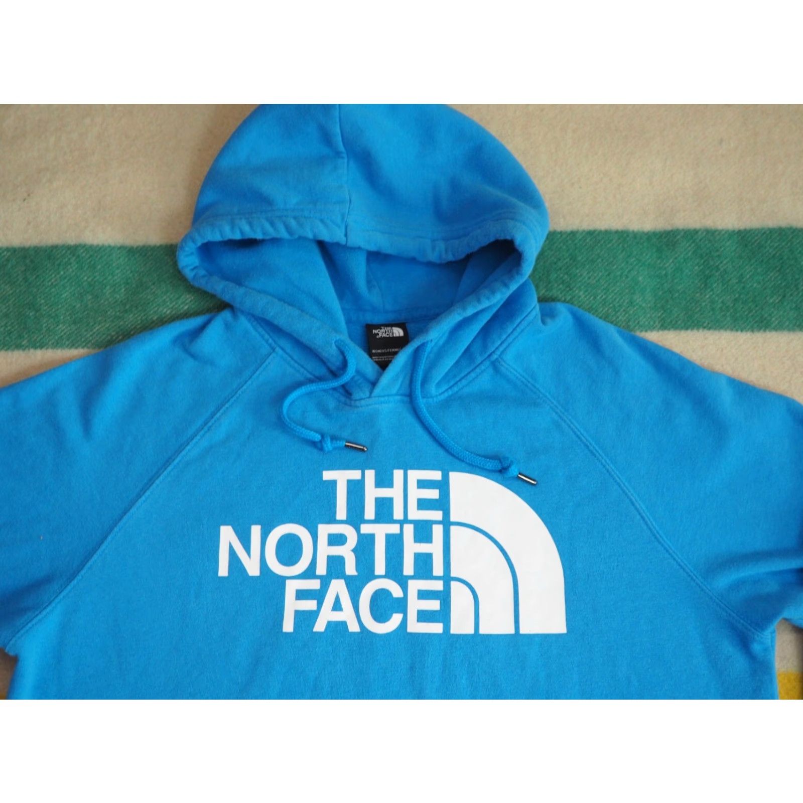 The North Face THE NORTH FACE Half Dome Sky Blue Logo Outdoor Hoodie Sweatshirt Womens L Large Size L / US 10 / IT 46 - 3 Thumbnail