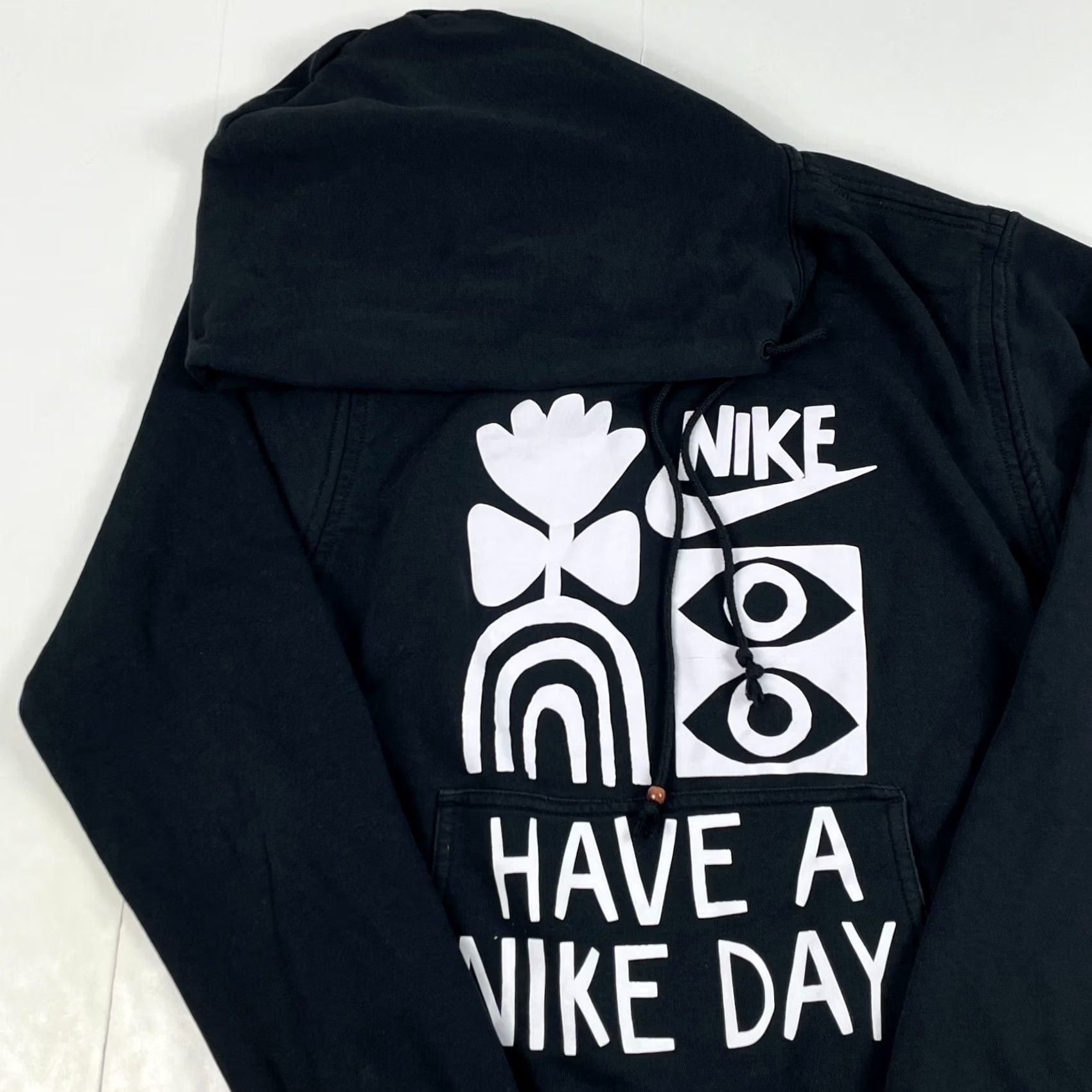Nike Nike Hoodie Mens Small Black French Terry Long Sleeve Pullover Lined Size US S / EU 44-46 / 1 - 2 Thumbnail