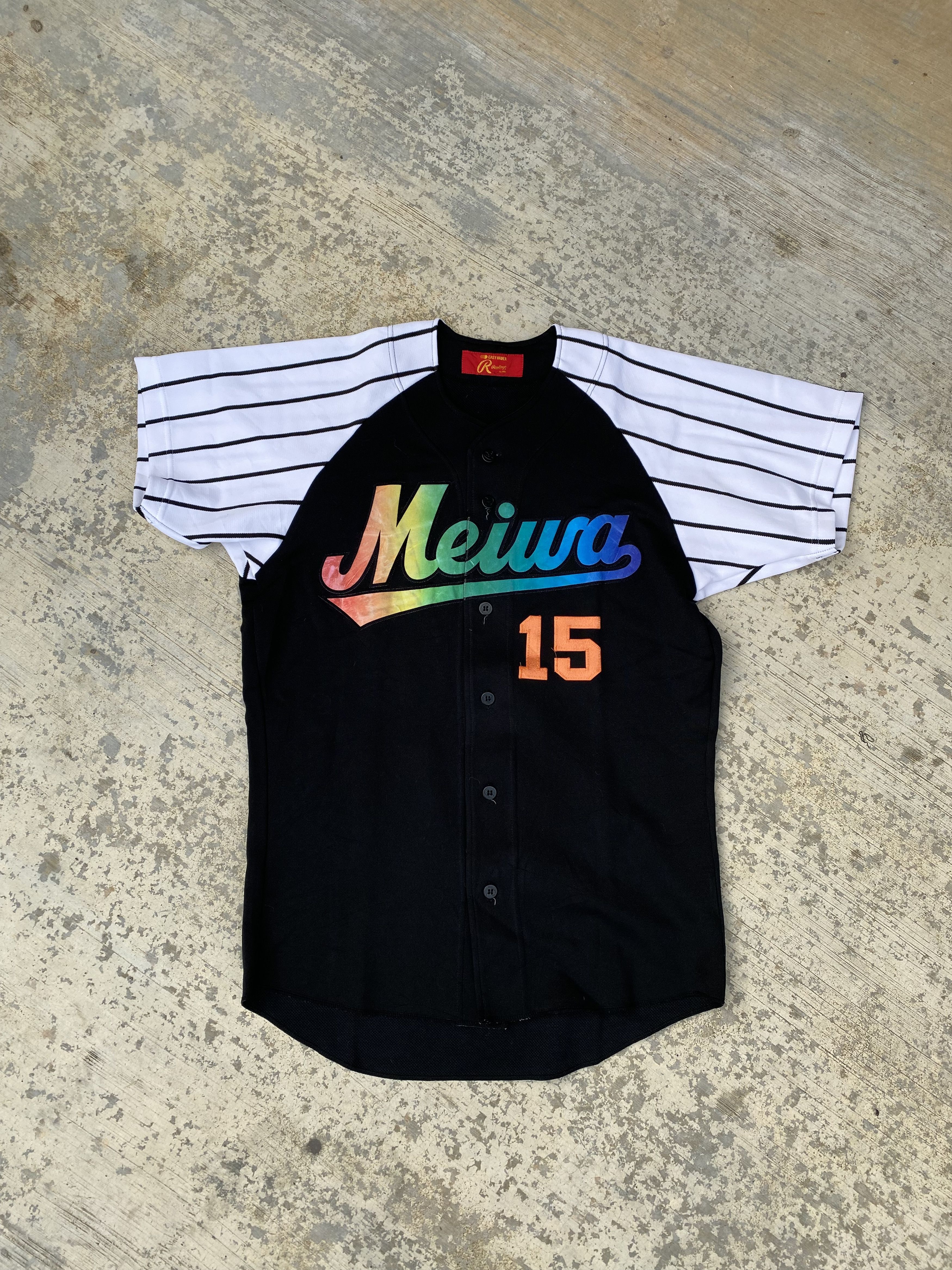 Japanese Brand × MLB Vintage Rawling Meiwa Rainbow baseball jersey Size US M / EU 48-50 / 2 - 1 Thumbnail