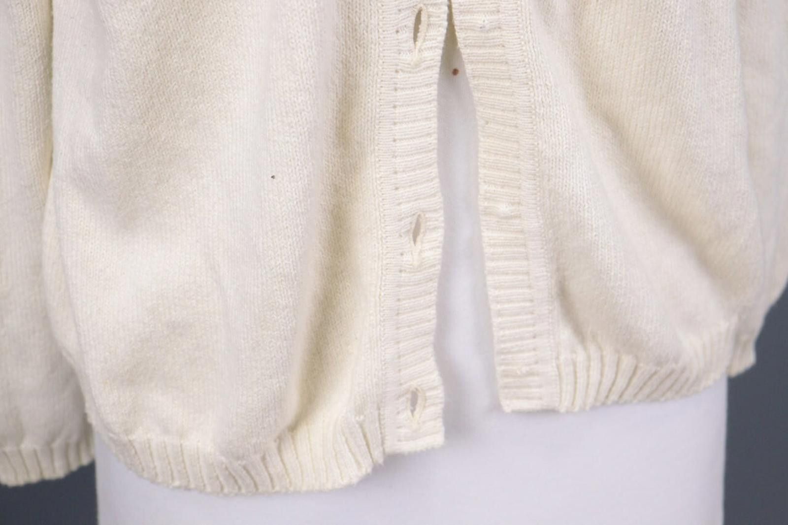 Malo Malo Beige Knit Button Dwon Cardigan Sweater Size 48 Size M / US 6-8 / IT 42-44 - 5 Thumbnail