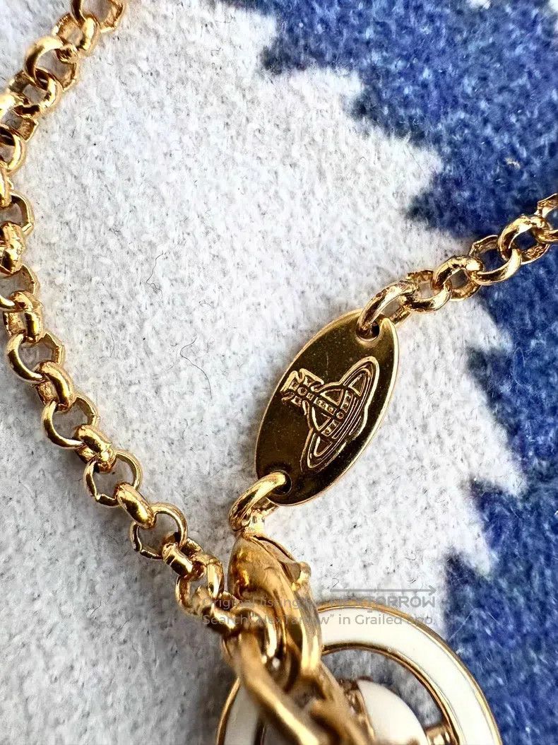 Vivienne Westwood Vivienne Westwood Vintage White Saturn Bracelet Size ONE SIZE - 6 Thumbnail